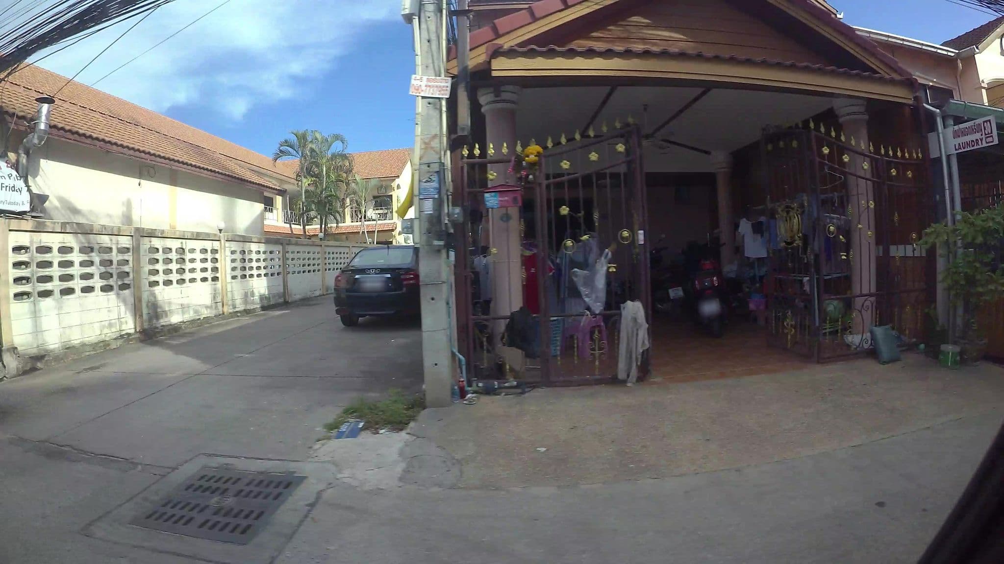 Street view near Thong Apartment, Pattaya