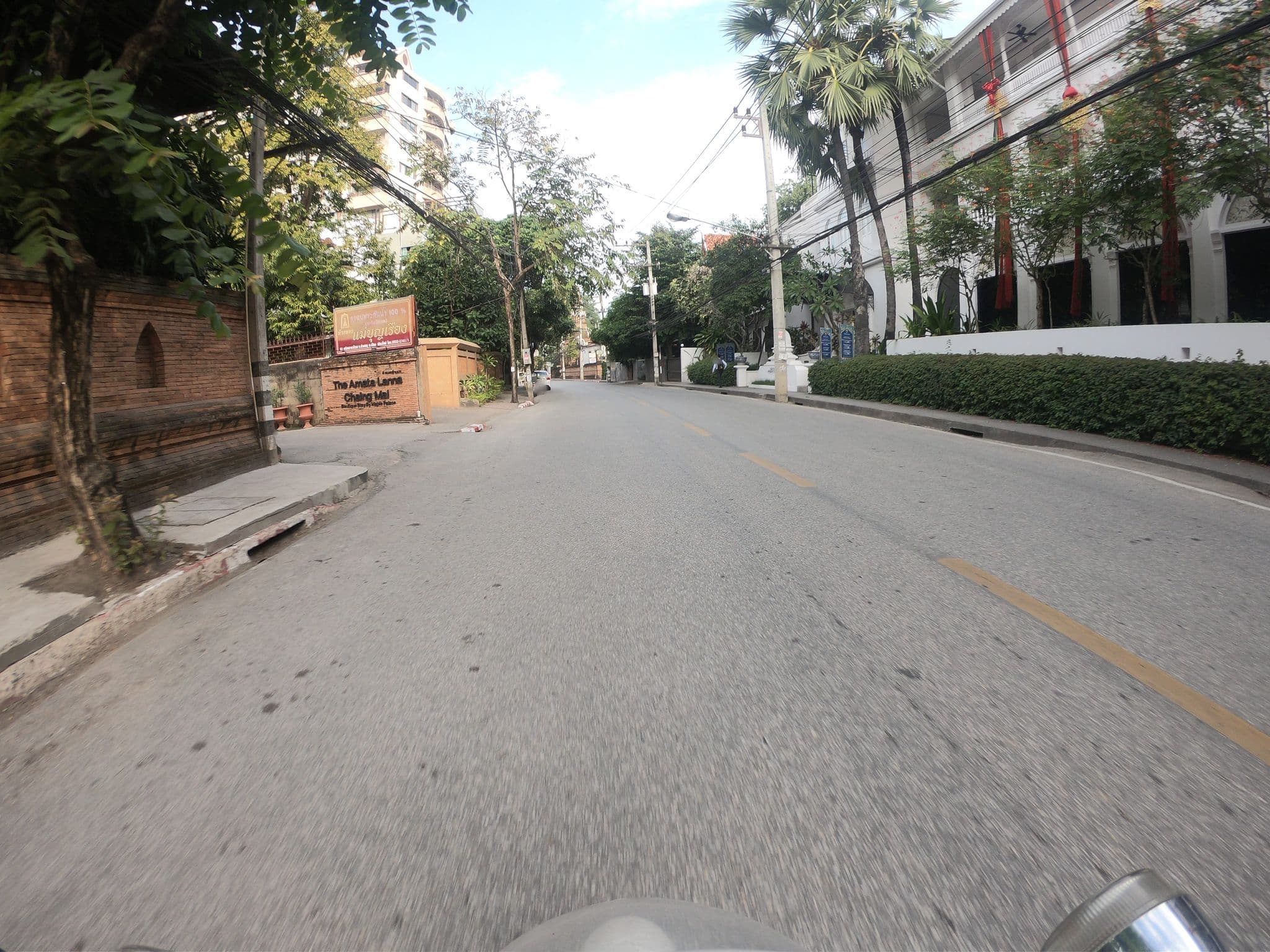 Street view near Ping Nakara, Chiang Mai