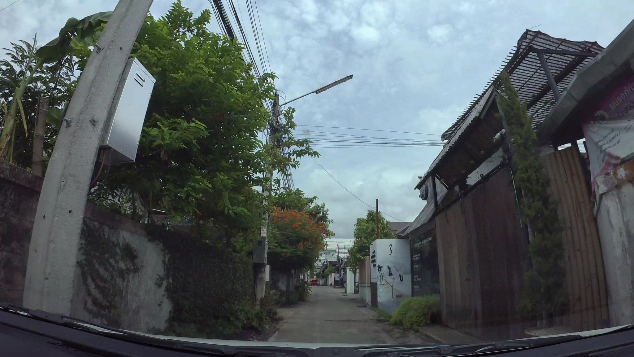 Street view near Stay Here Hostel, Chiang Mai