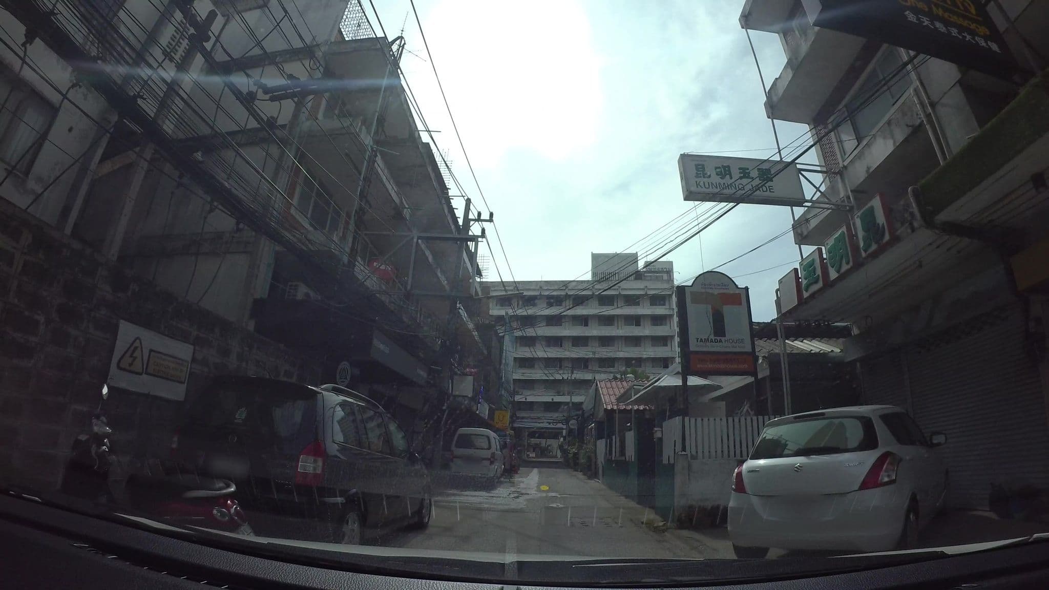 Street view near Green Guesthouse, Chiang Mai