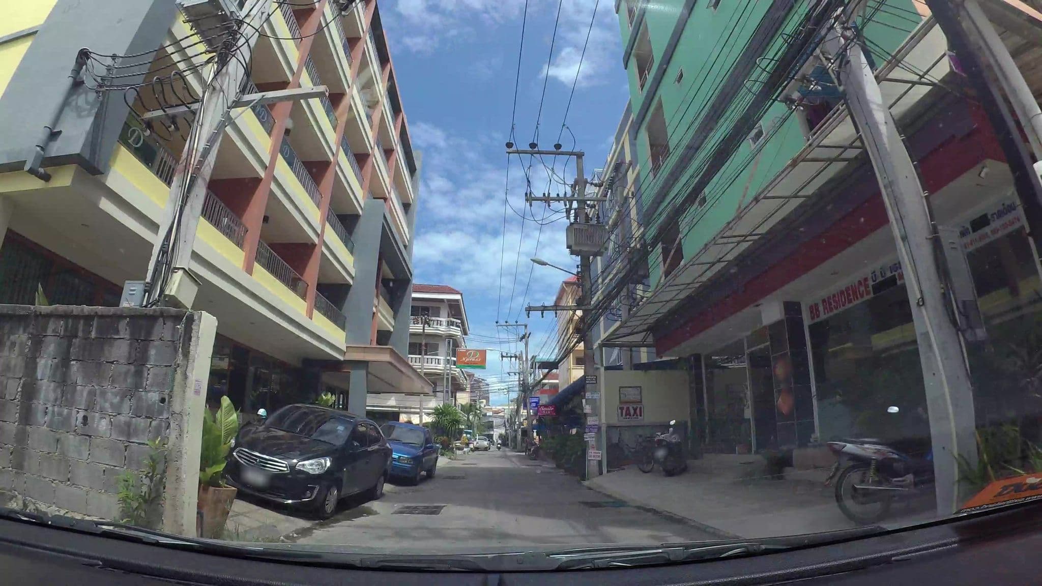 Street view near BB Residence, Pattaya