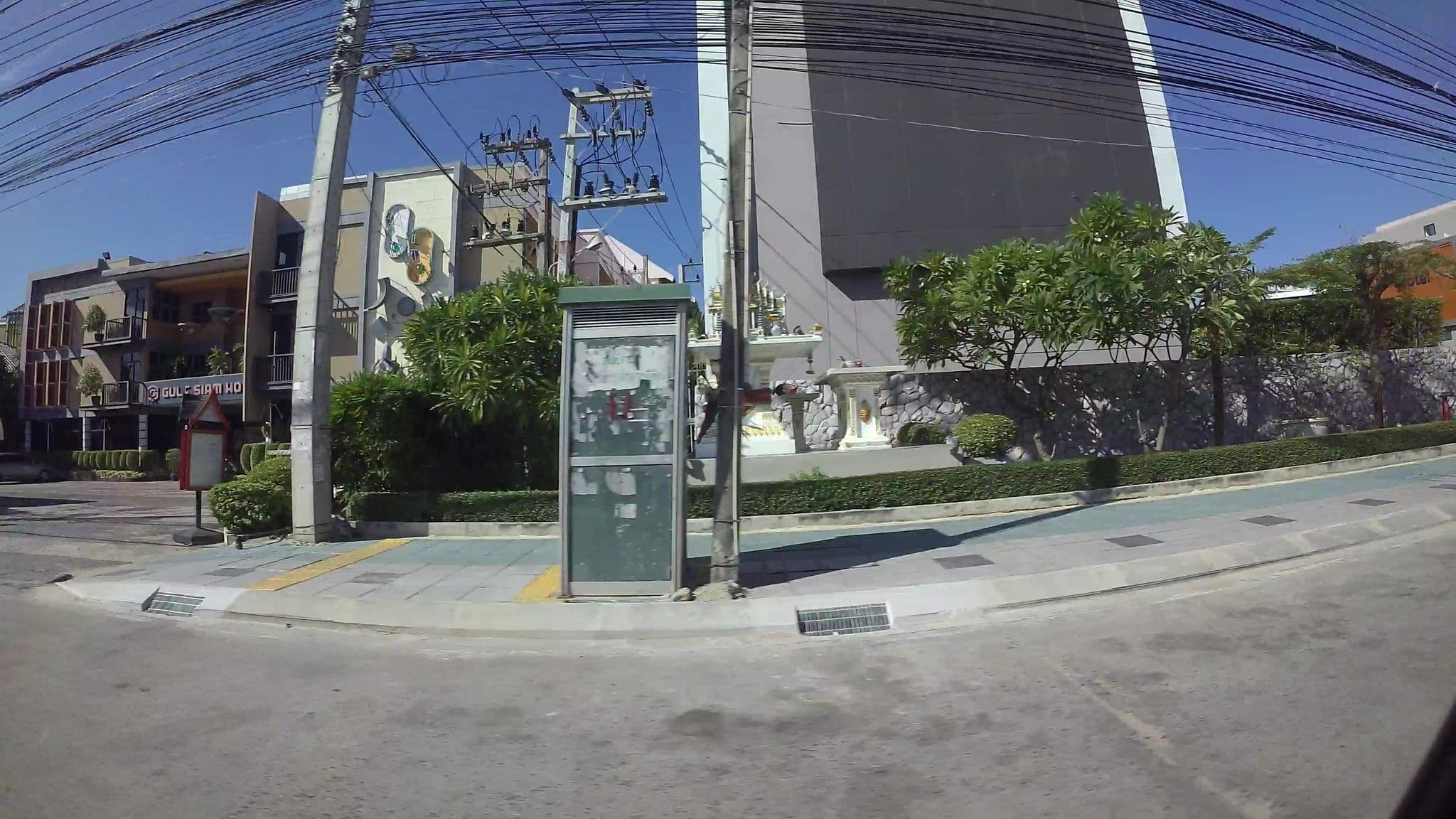 Street view near Hotel J Residence Wing, Pattaya
