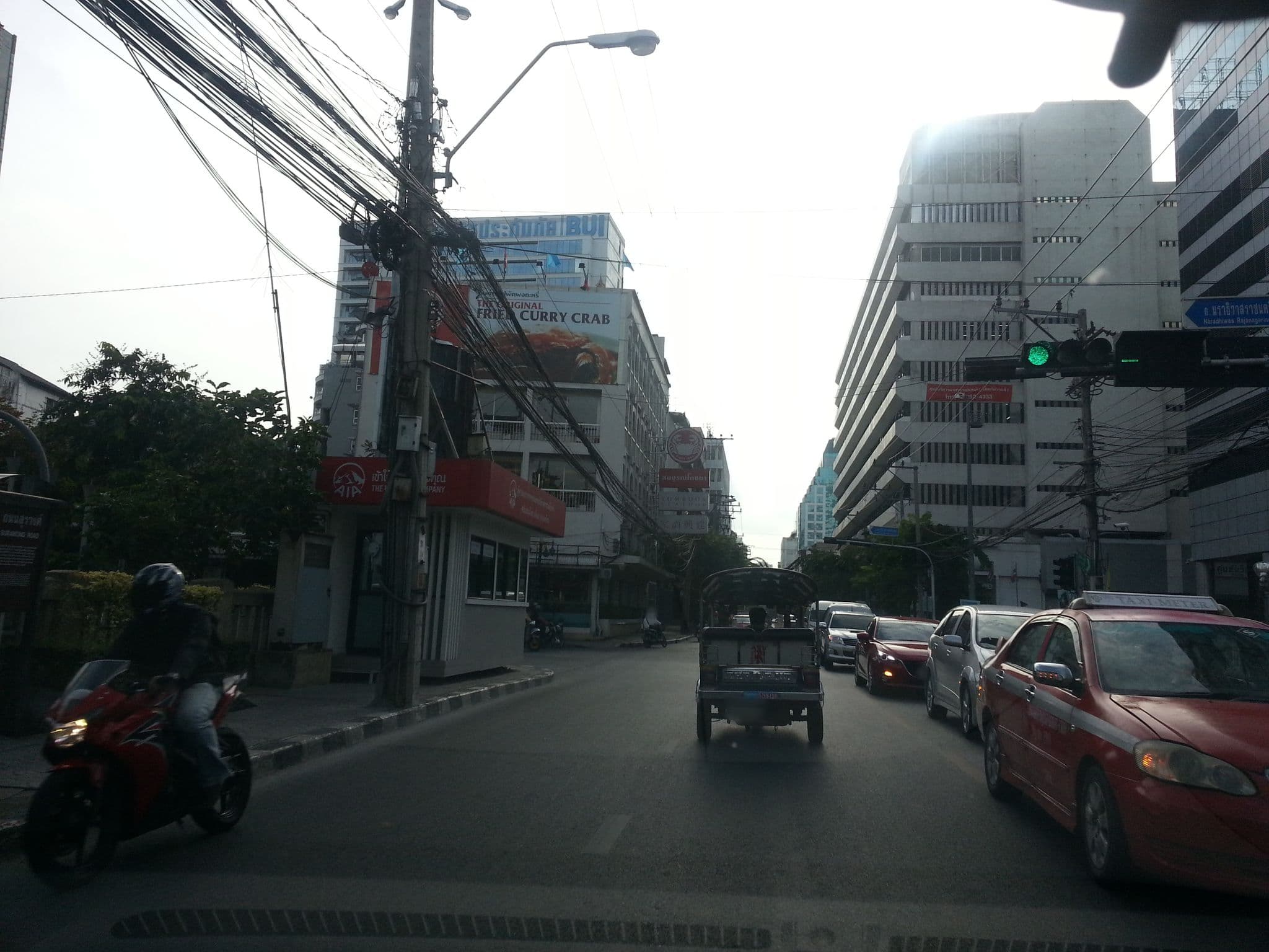 Street view near Easy Planet Bangkok Surawong, Bang Rak