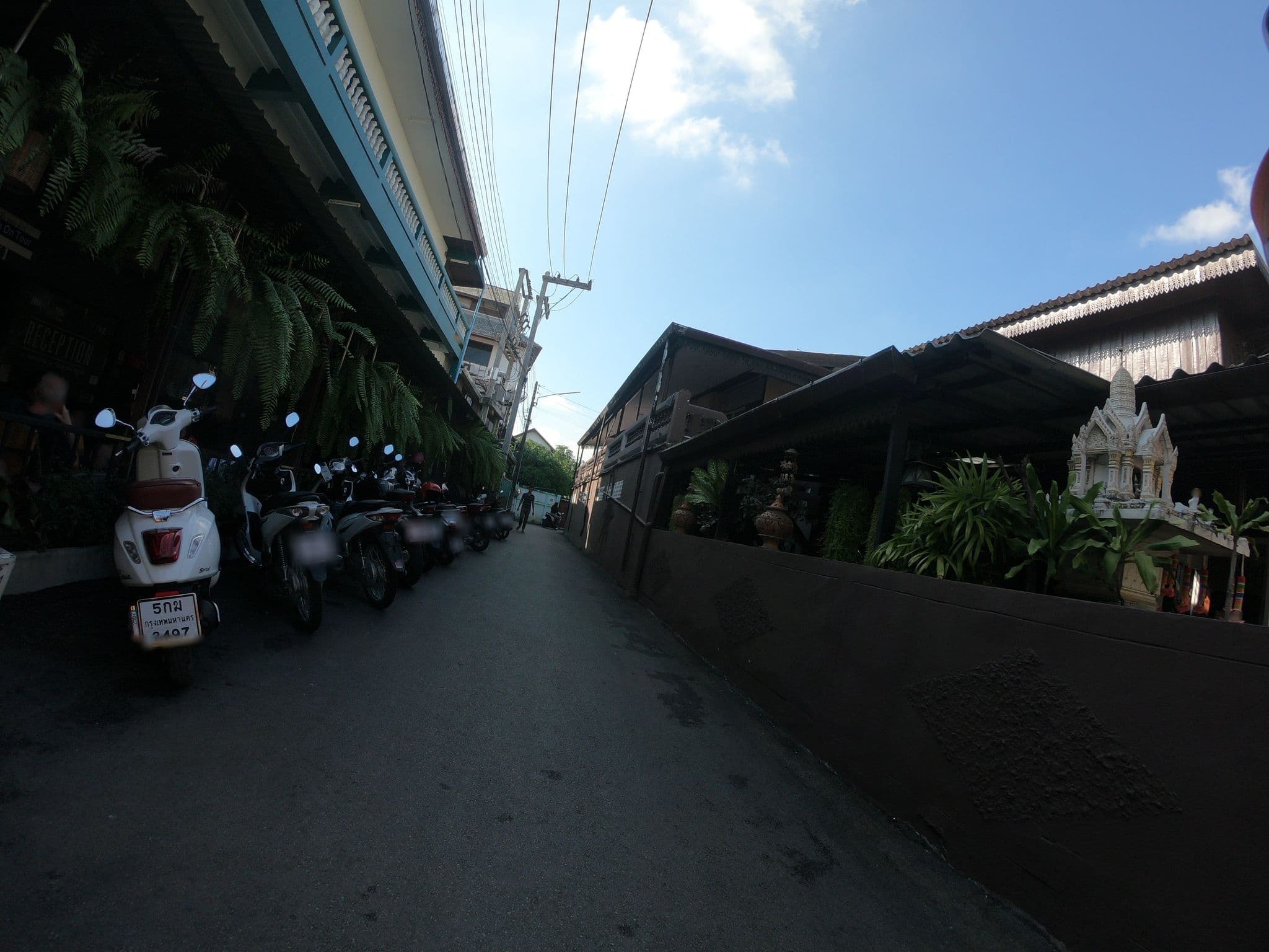Street view near North Star Guest House, Chiang Mai