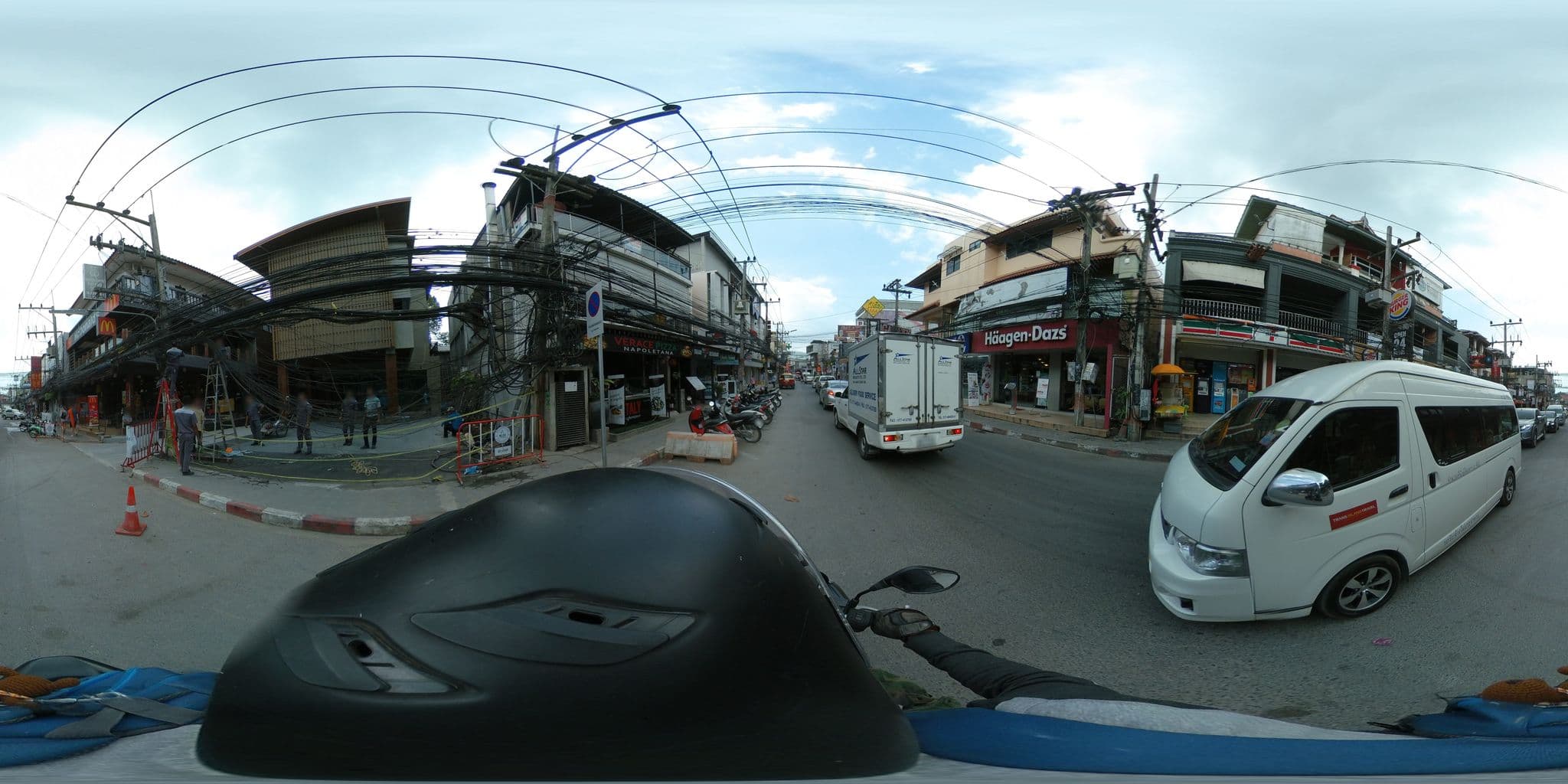 Street view near J4 Samui Hotel, Ko Samui