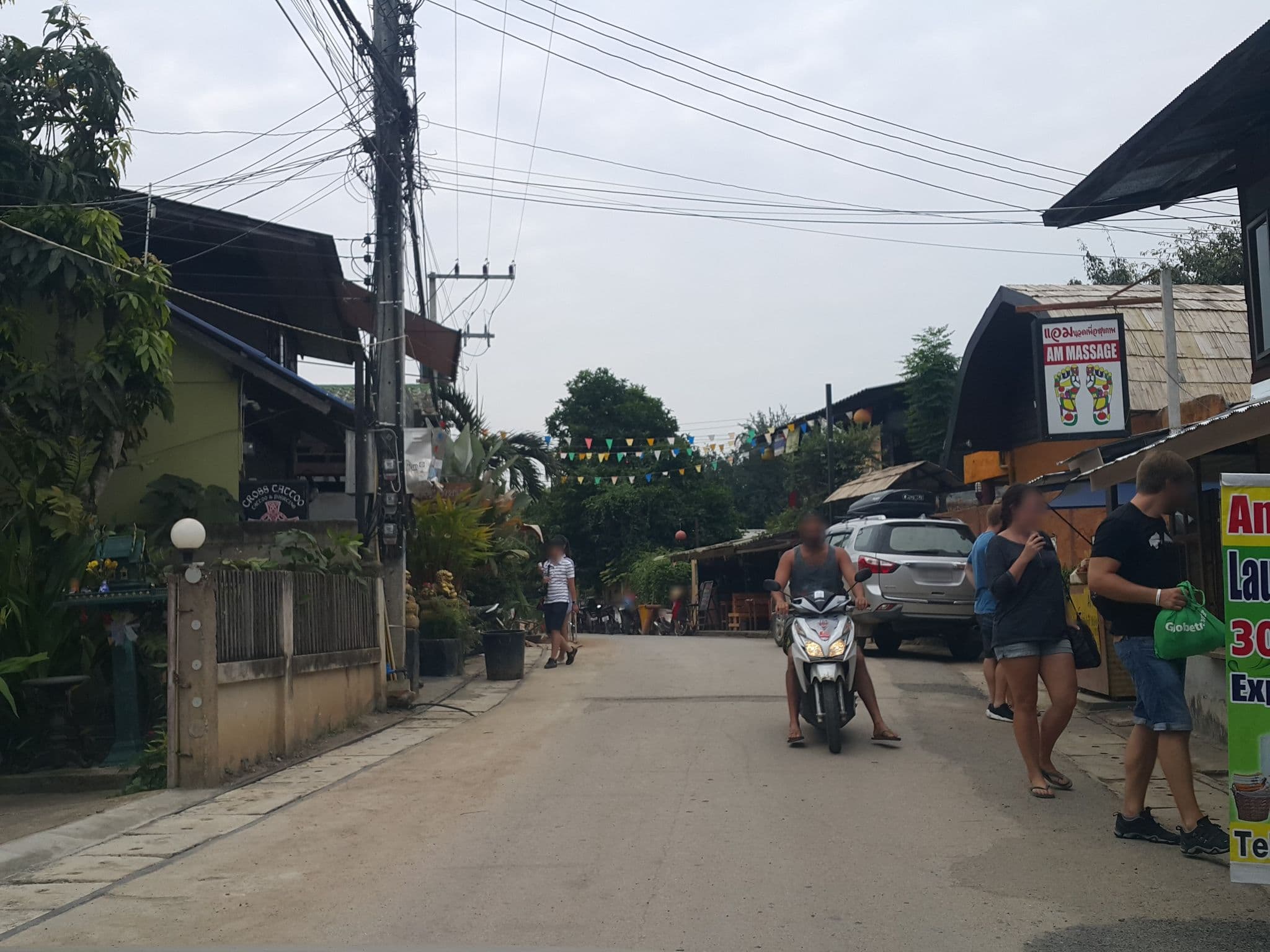 Street view near K-Bunk Hostel, Pai