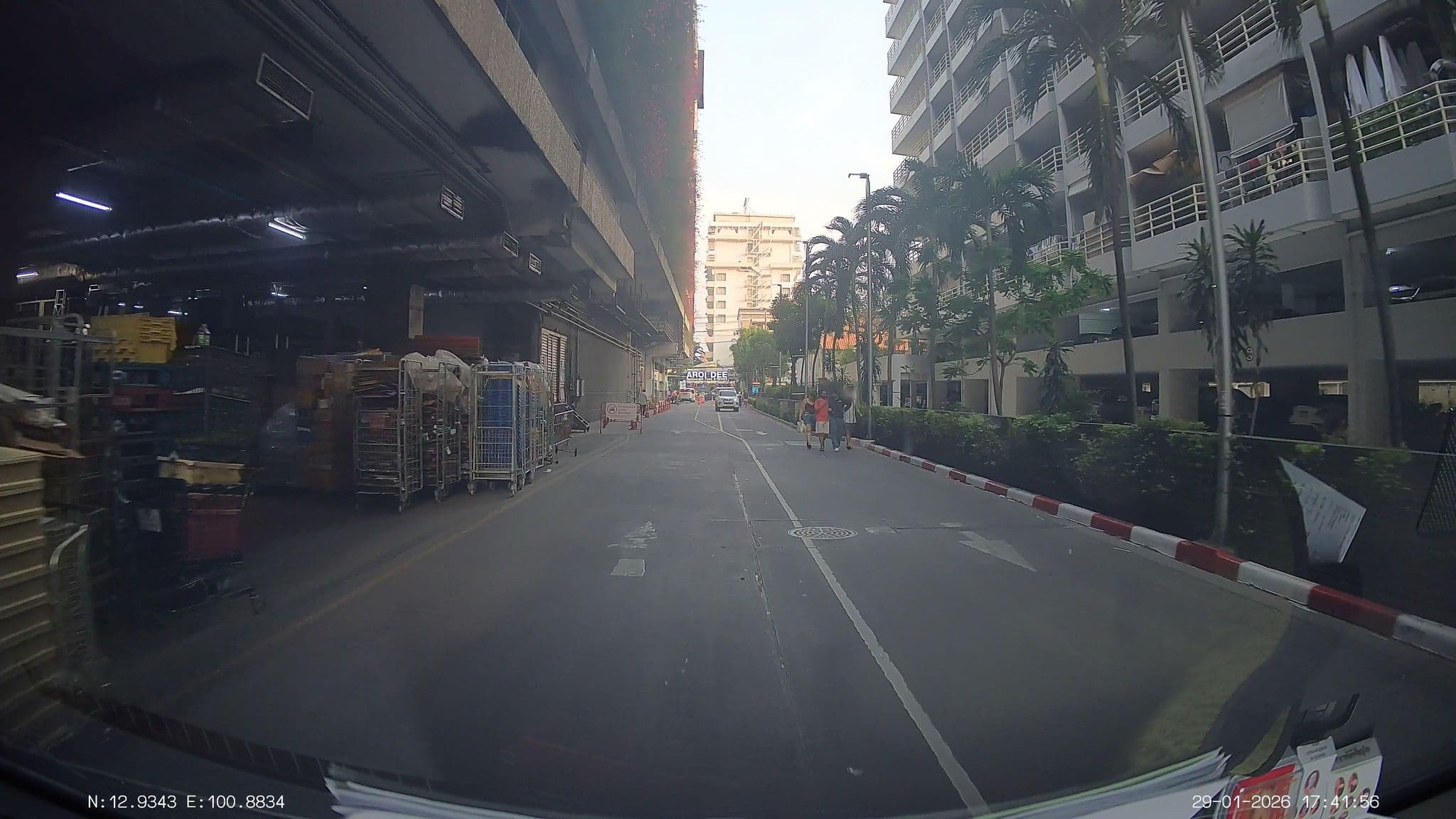 Street view near View Talay 6 Pattaya Beach Condominium, Pattaya