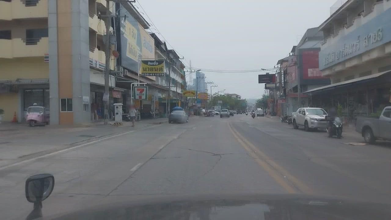 Street view near LK President, Pattaya