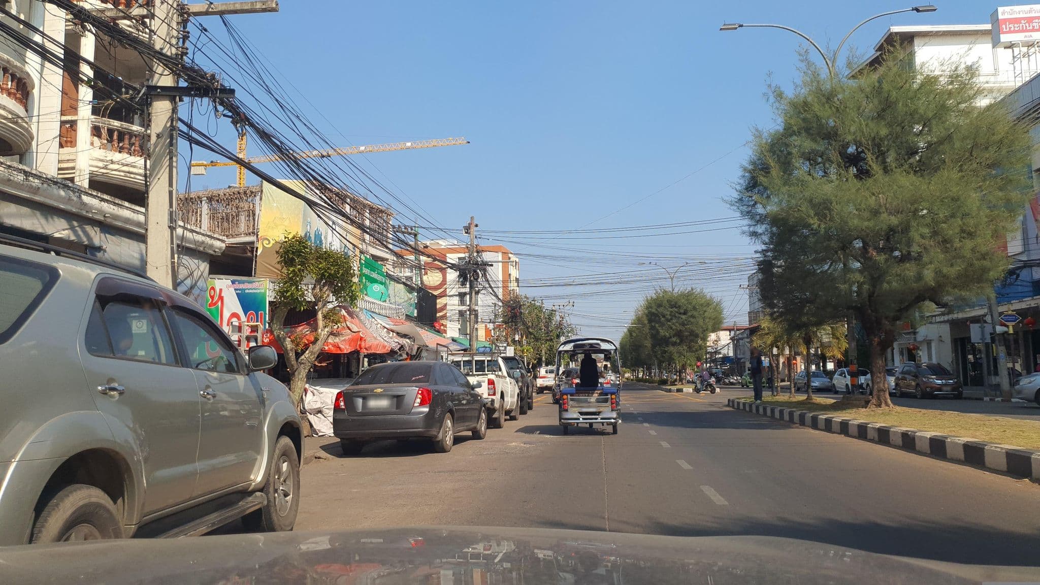Street view near Tisa Hotel, Udon Thani