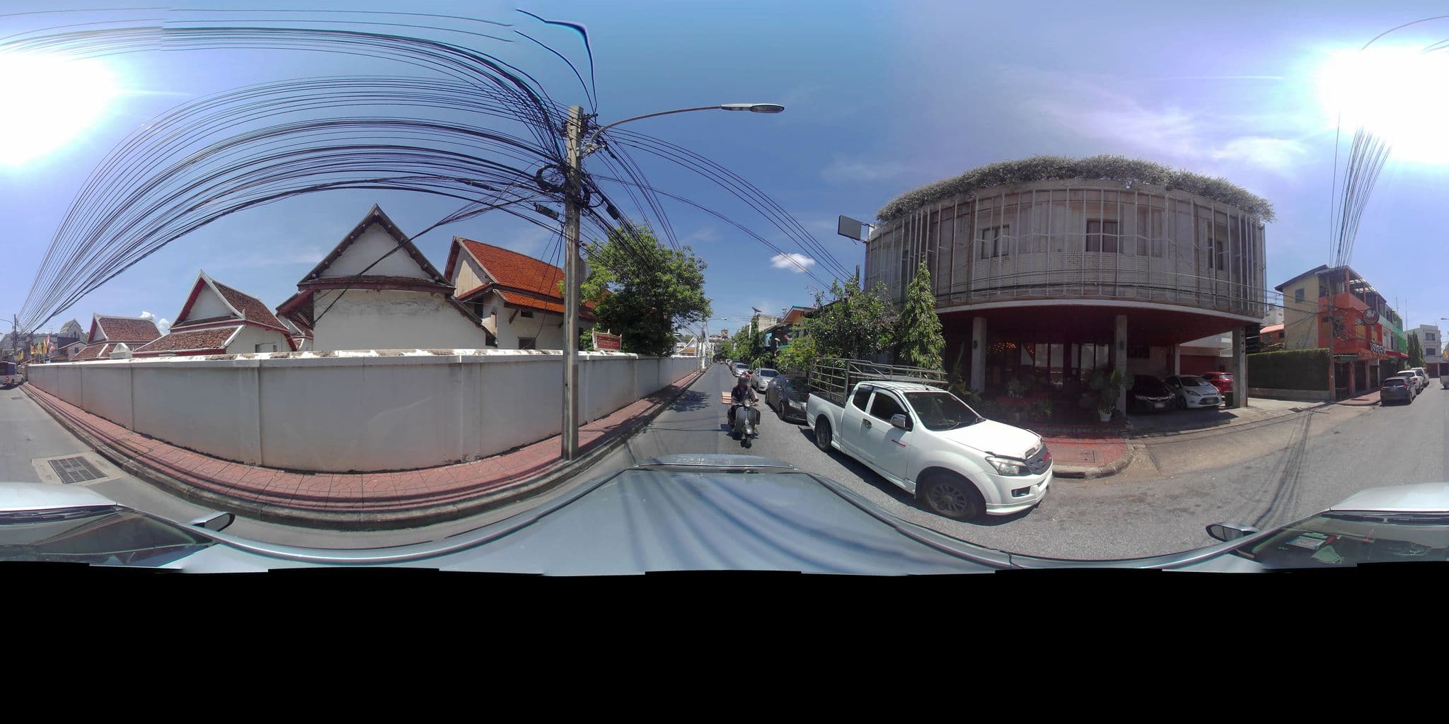 Street view near Once Again Hostel, Bangkok — © P05466 (CC BY-SA · Mapillary)