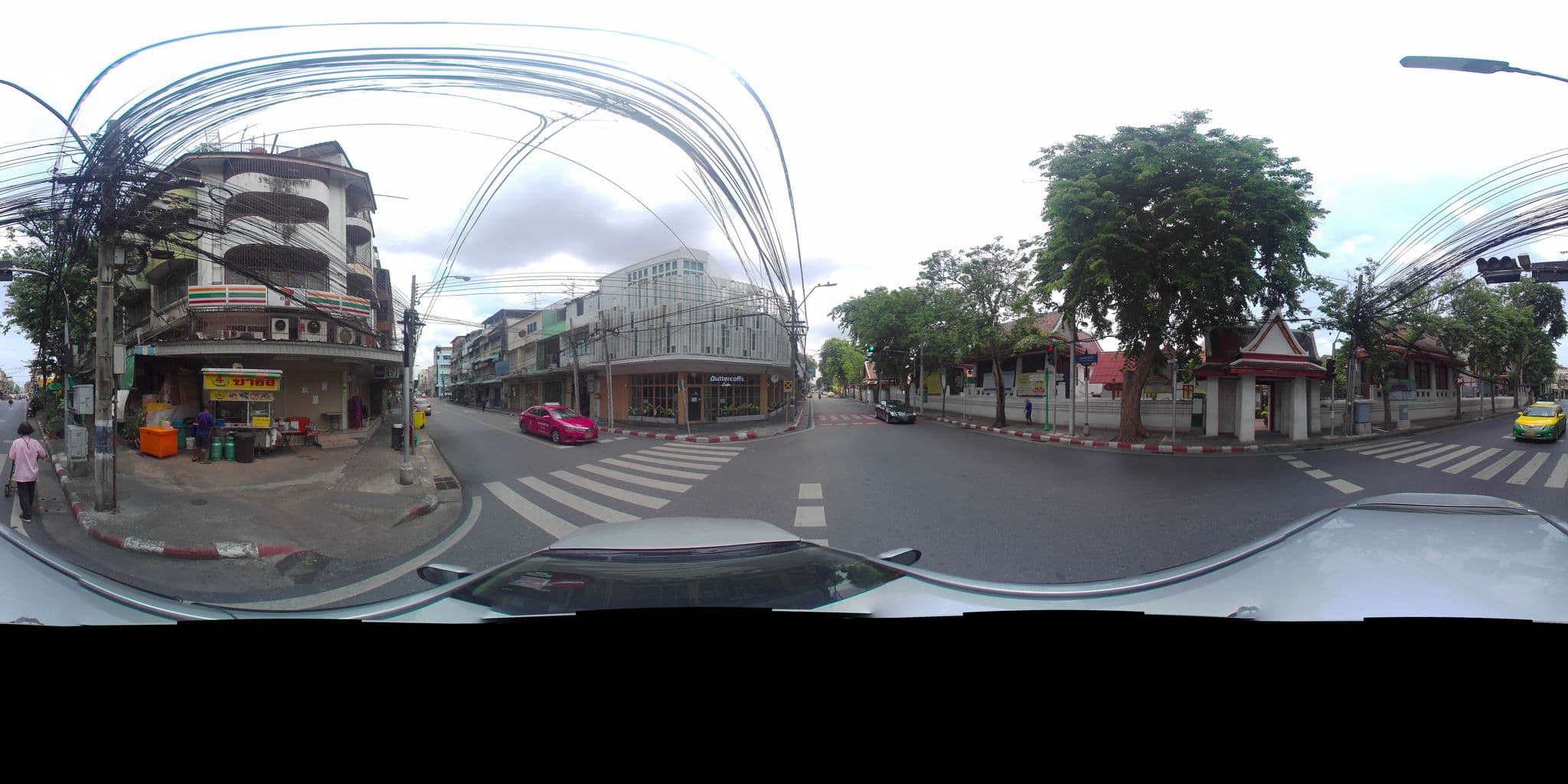 Street view near Boon Street Hostel, Bangkok — © P05466 (CC BY-SA · Mapillary)