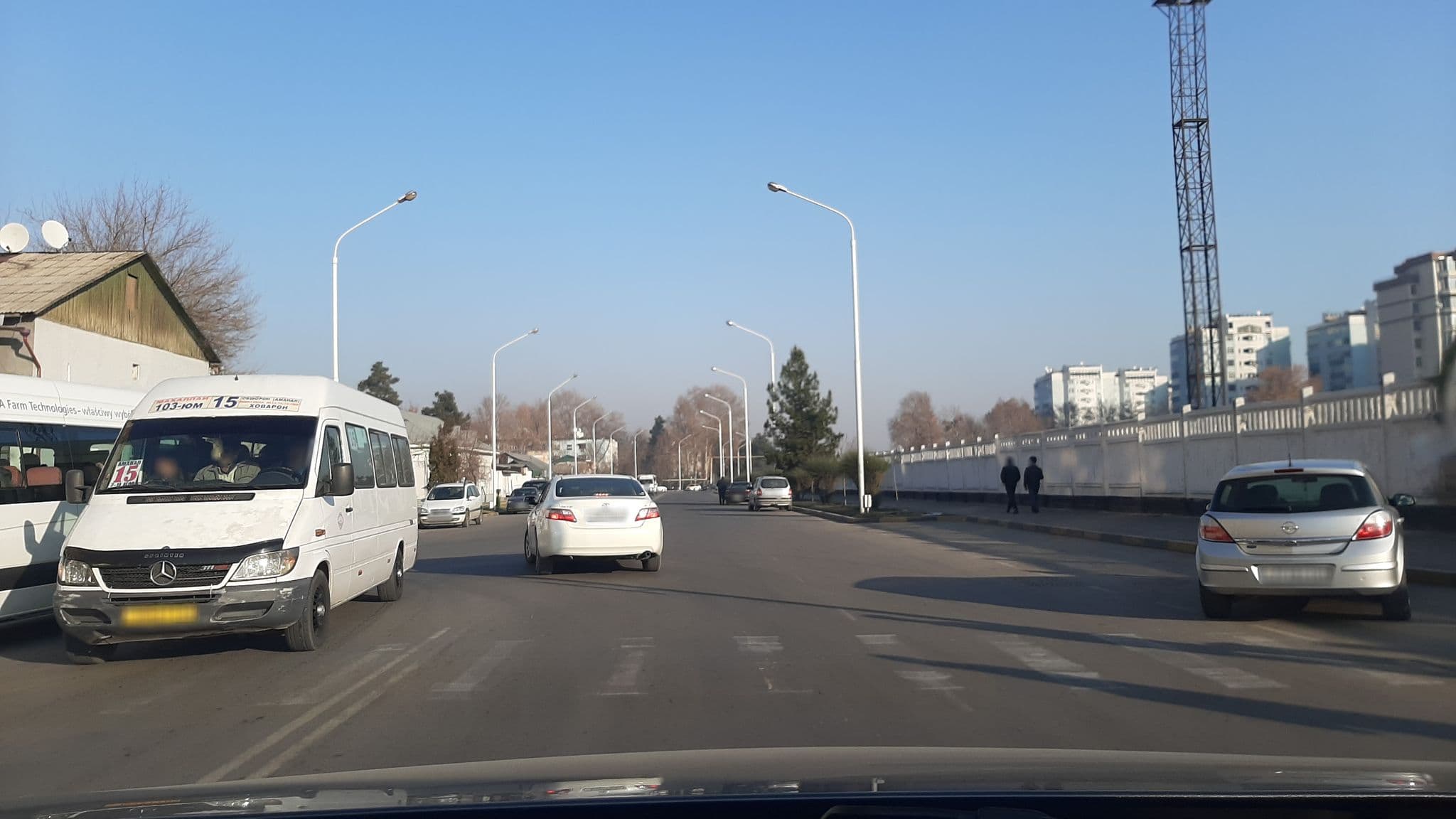 Street view near Sakho hotel hostel, Dushanbe — © krah (CC BY-SA · Mapillary)