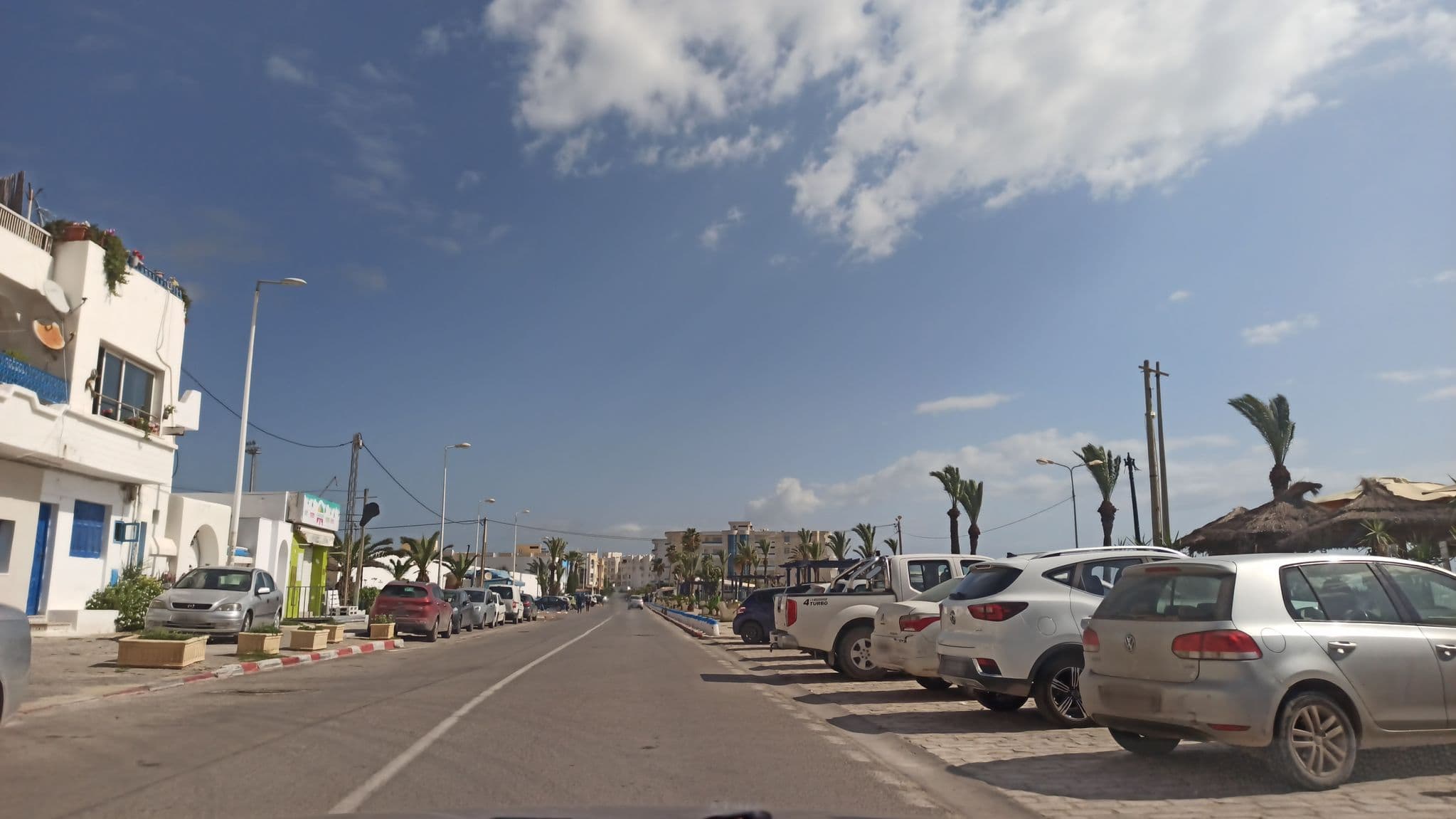 Street view near Hôtel Belle Vue, Hammamet