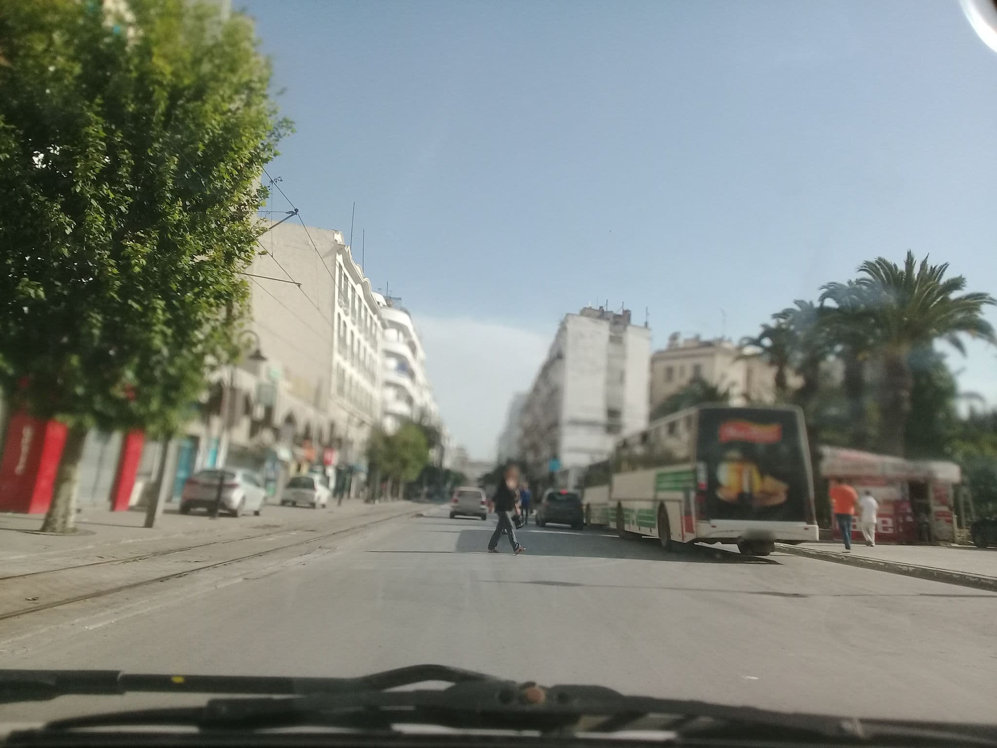 Street view near Hôtel Ritza, Tunis — © graphicom (CC BY-SA · Mapillary)