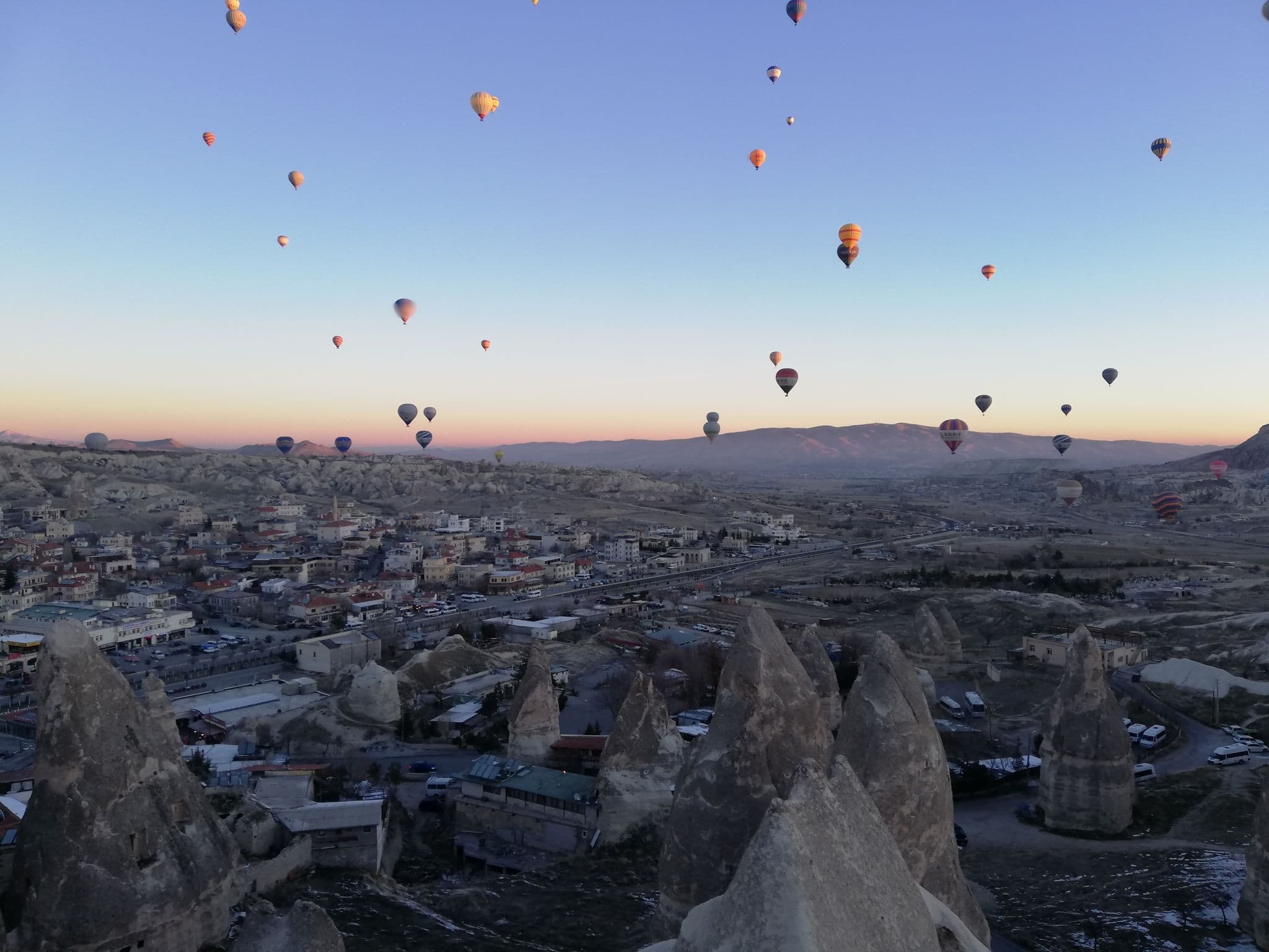 Street view near Köse, Göreme