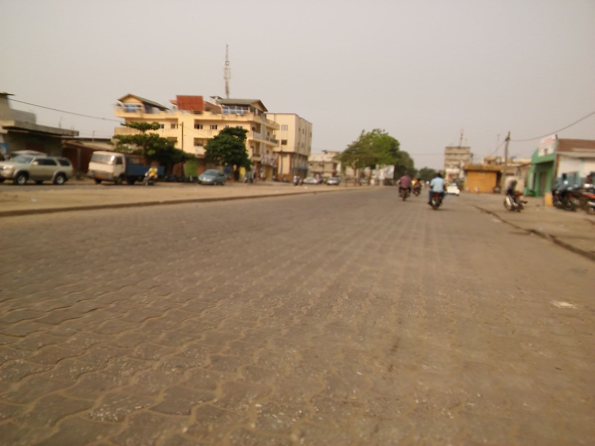 Street view near Capricorne, Cotonou — © saliousoft (CC BY-SA · Mapillary)