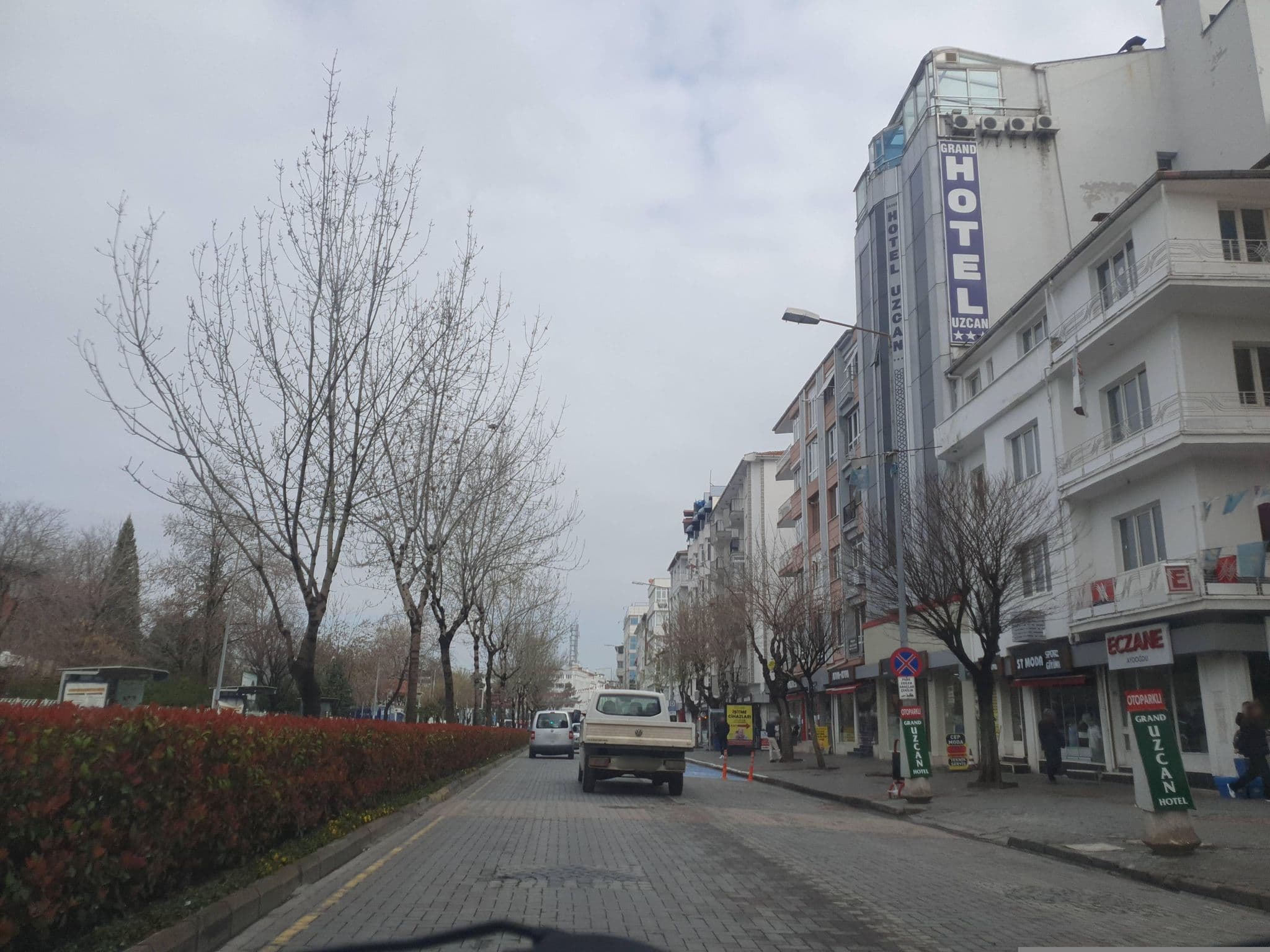 Street view near Gran Hotel, Uşak — © VoSToK (CC BY-SA · Mapillary)