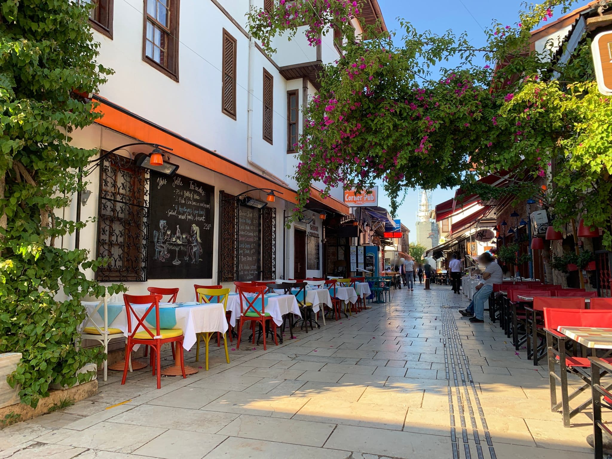 Street view near Castle Old Town Hotel, Antalya
