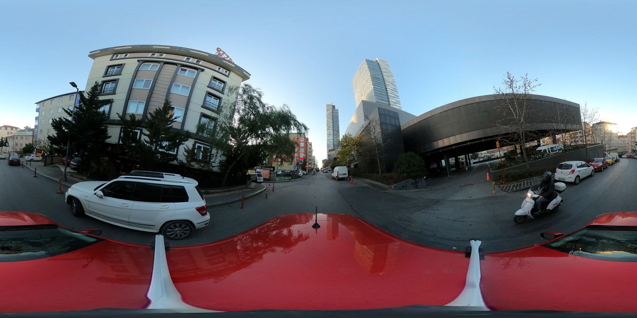 Street view near Ottoman Palace Hotel, Şişli