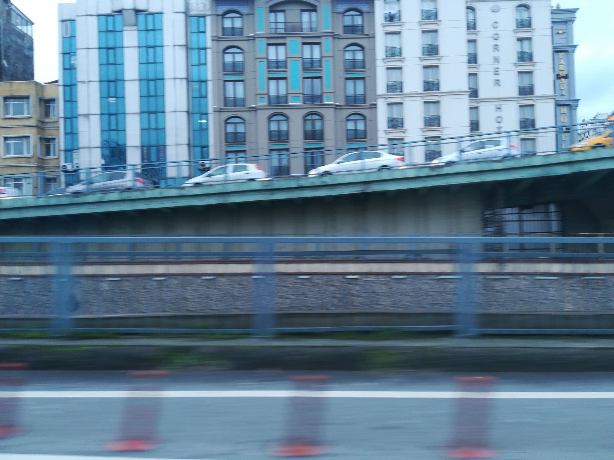 Street view near Grand Durmaz Hotel, Istanbul