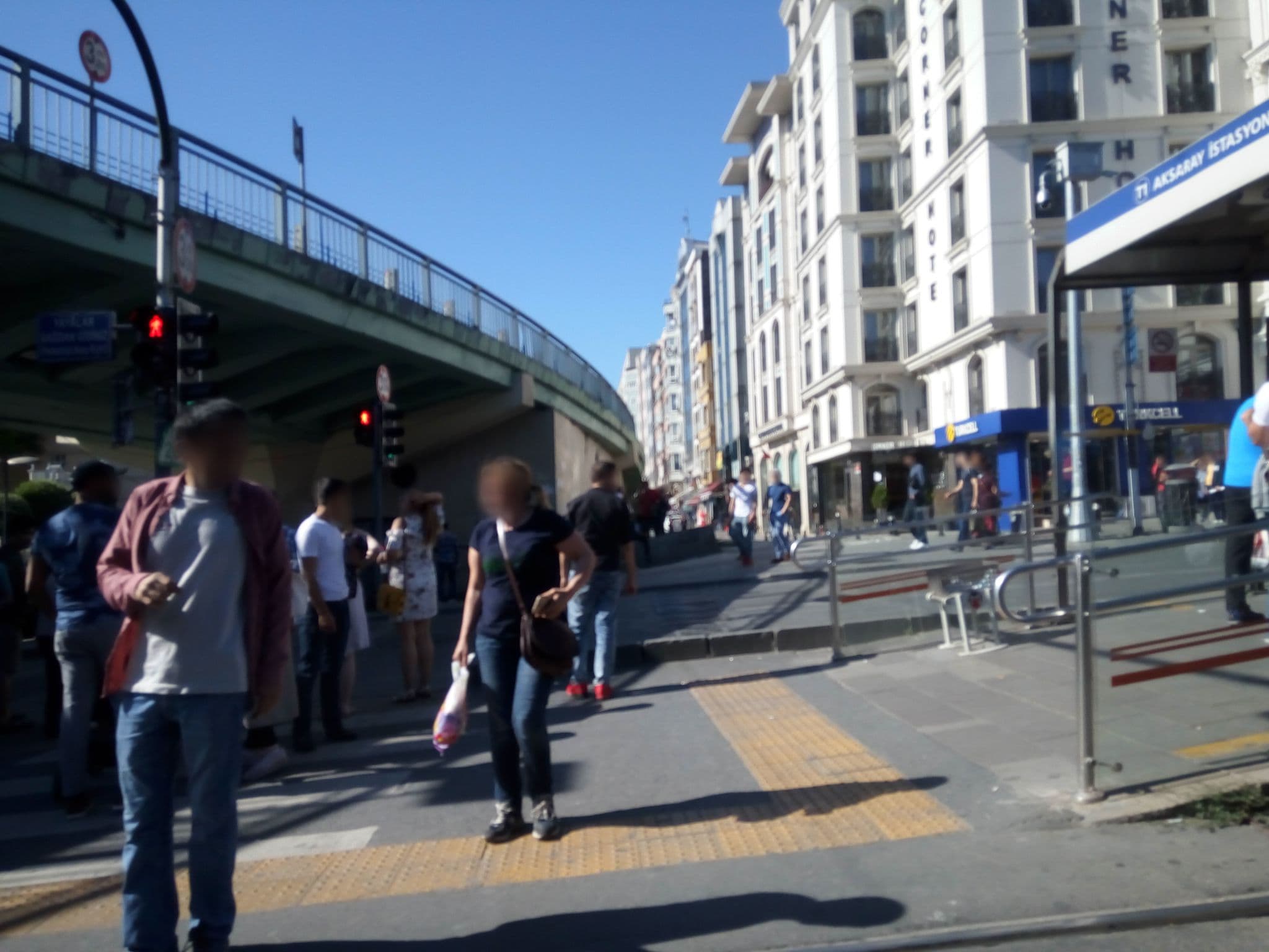 Street view near Corner Hotel, Istanbul