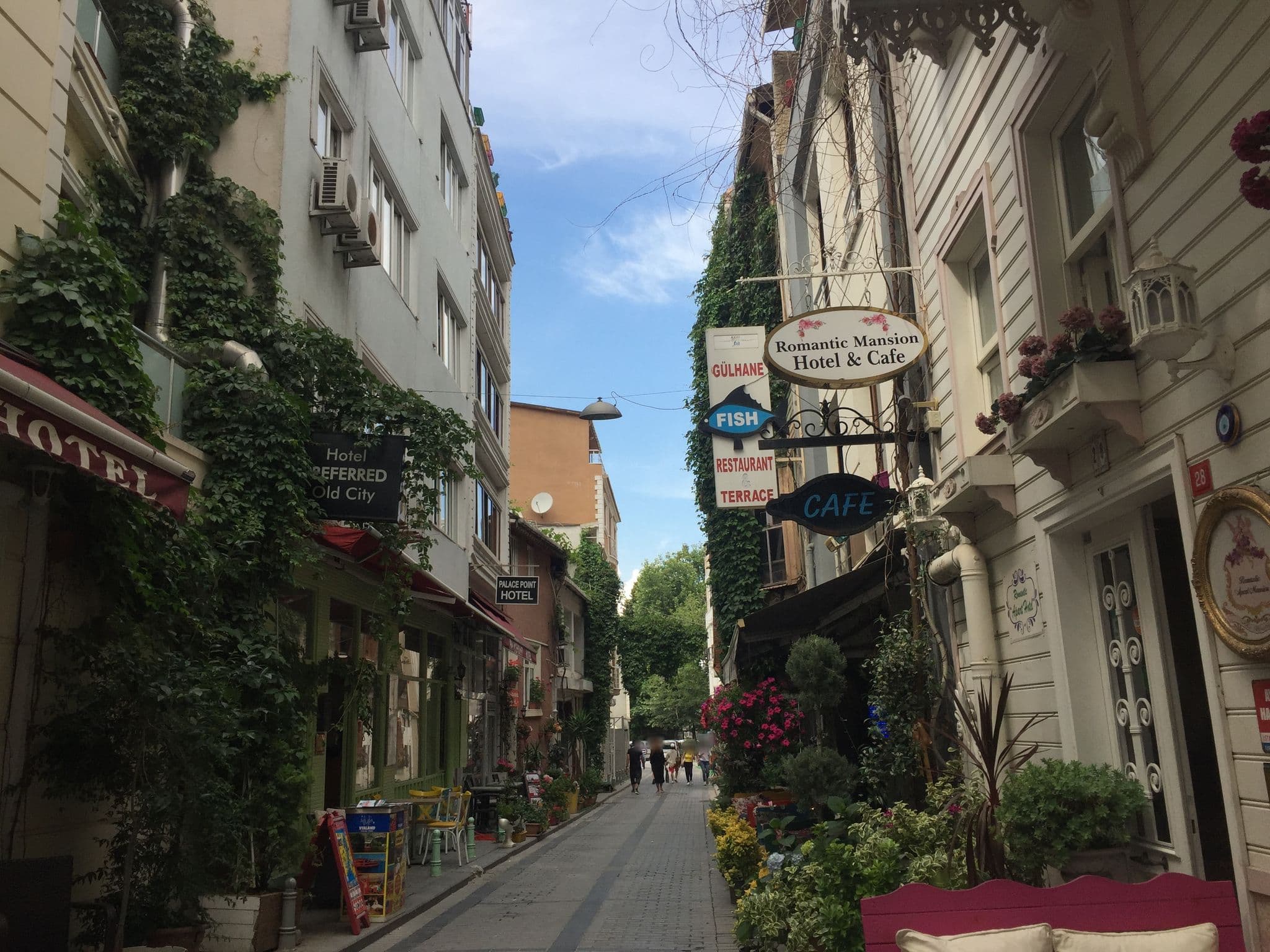Street view near Tayahatun Hotel, Eminönü