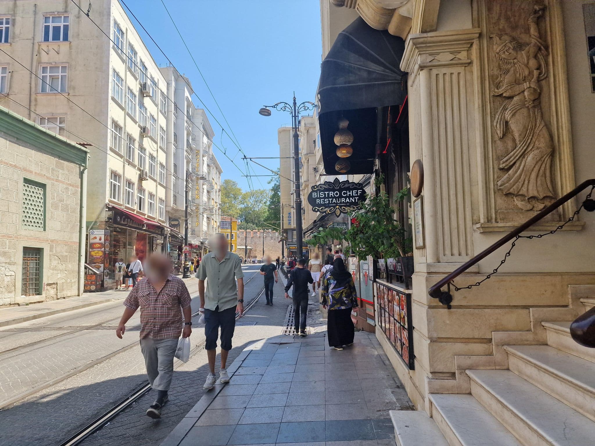 Street view near Hotel Empire Palace, Eminönü