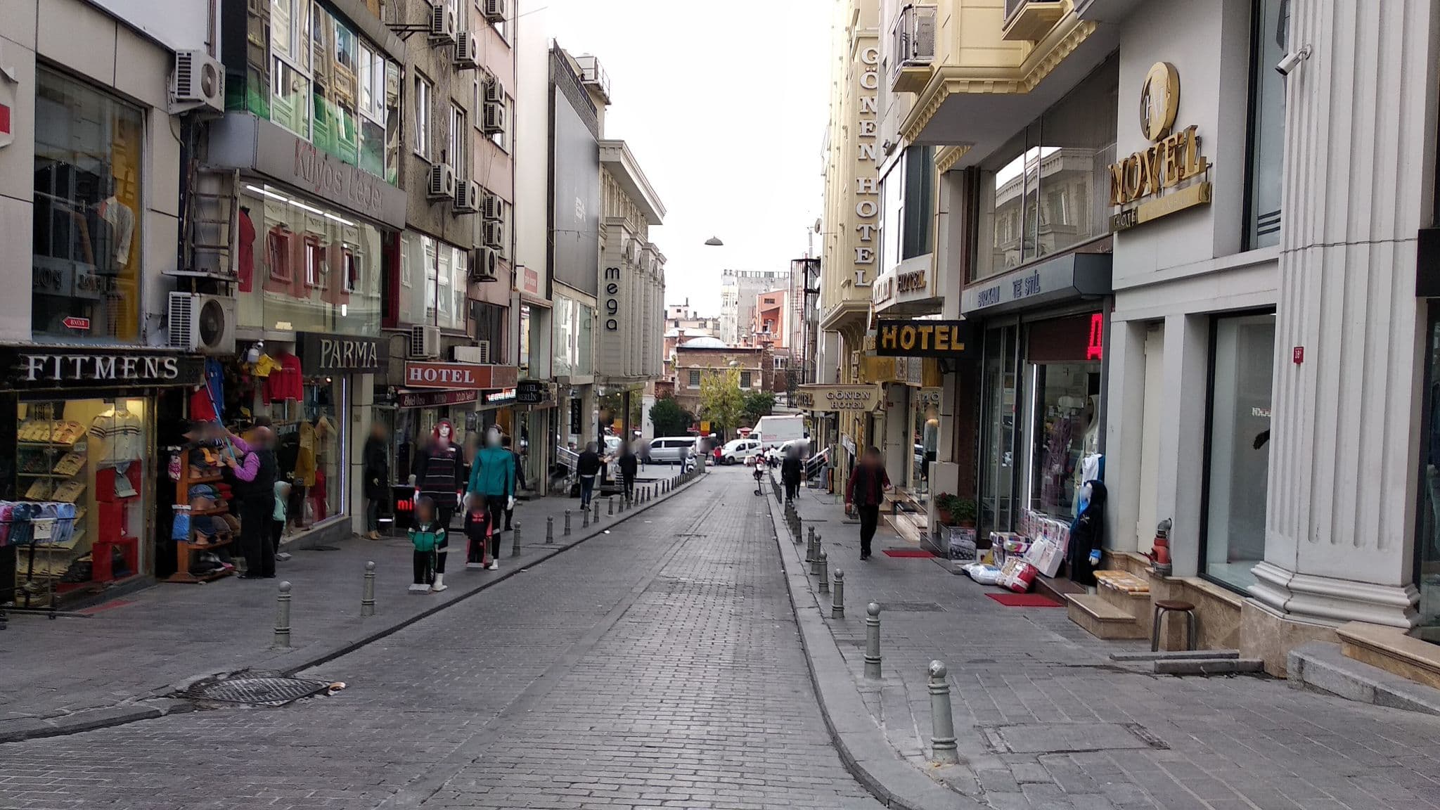 Street view near Orhan Hotel, Istanbul