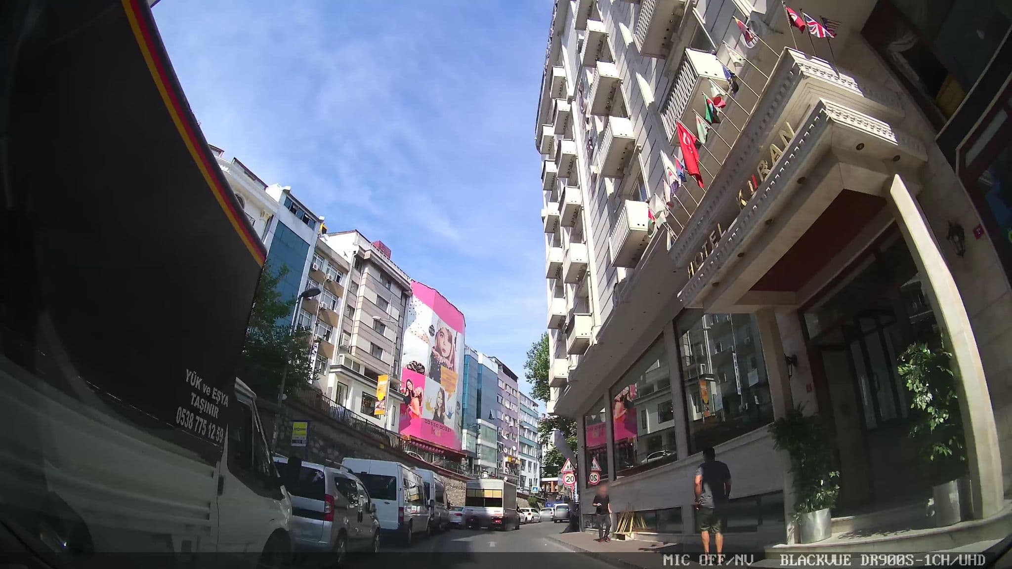 Street view near Grand Madrid Hotel, Istanbul