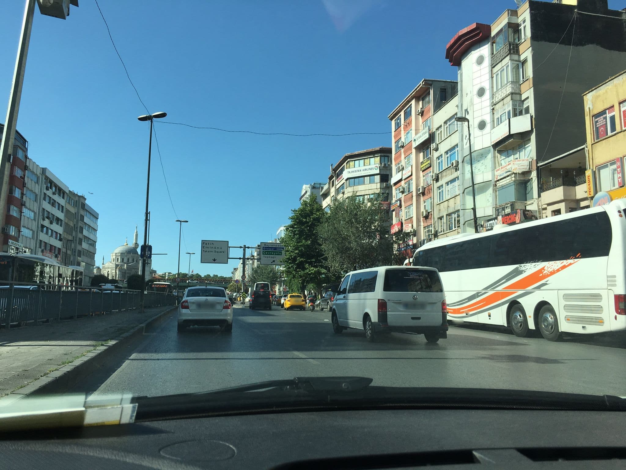 Street view near Hotel Arsemia, Istanbul