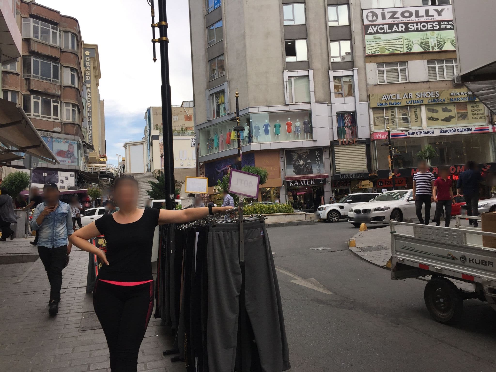 Street view near Hotel Rio, Istanbul