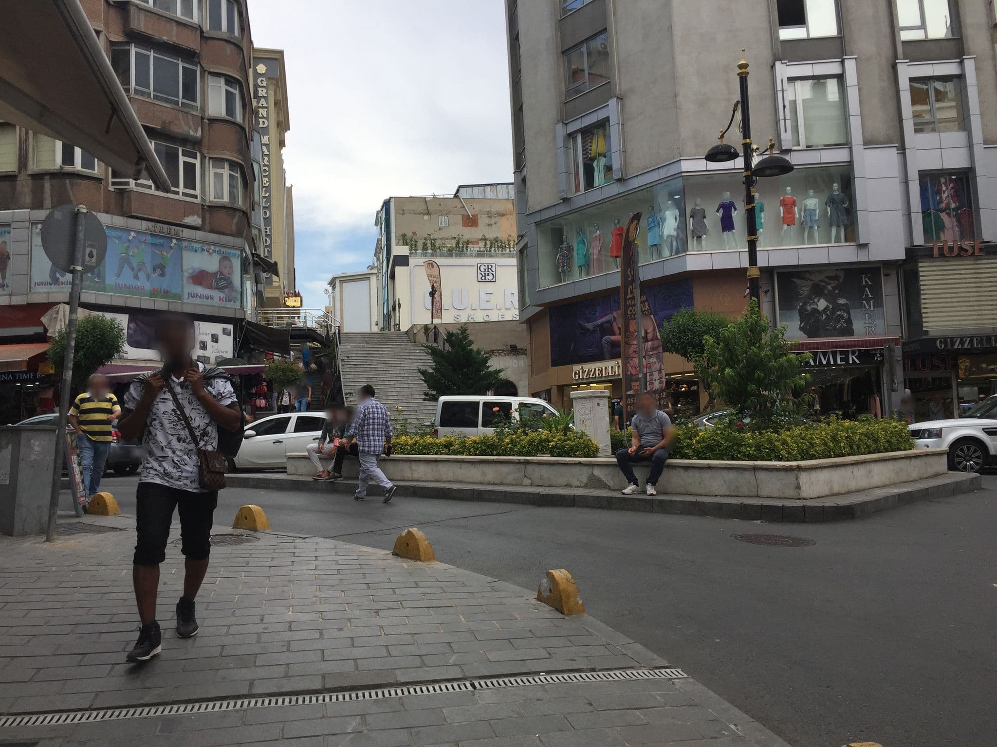Street view near Istanbul Royal Hotel, Istanbul