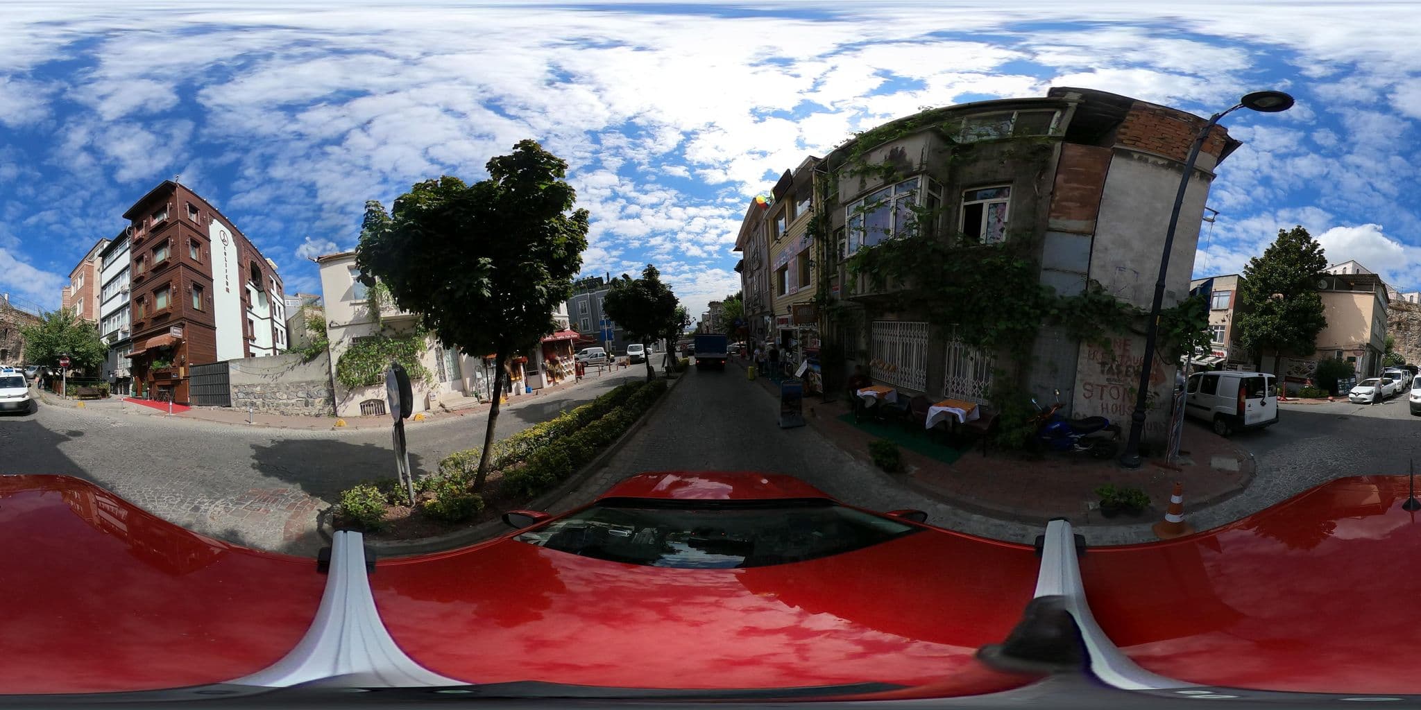 Street view near Erguvan Hotel, Sultanahmet — © ademturkmen (CC BY-SA · Mapillary)