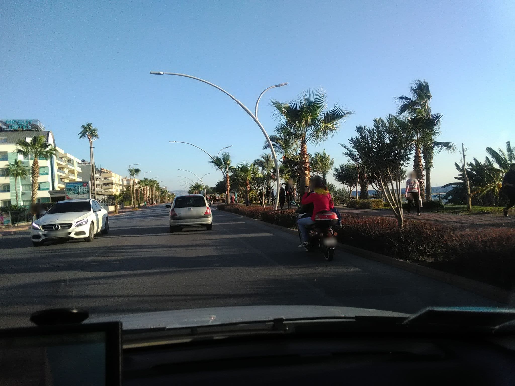 Street view near Monte Carlo Hotel Beach, Tosmur — © andershl (CC BY-SA · Mapillary)