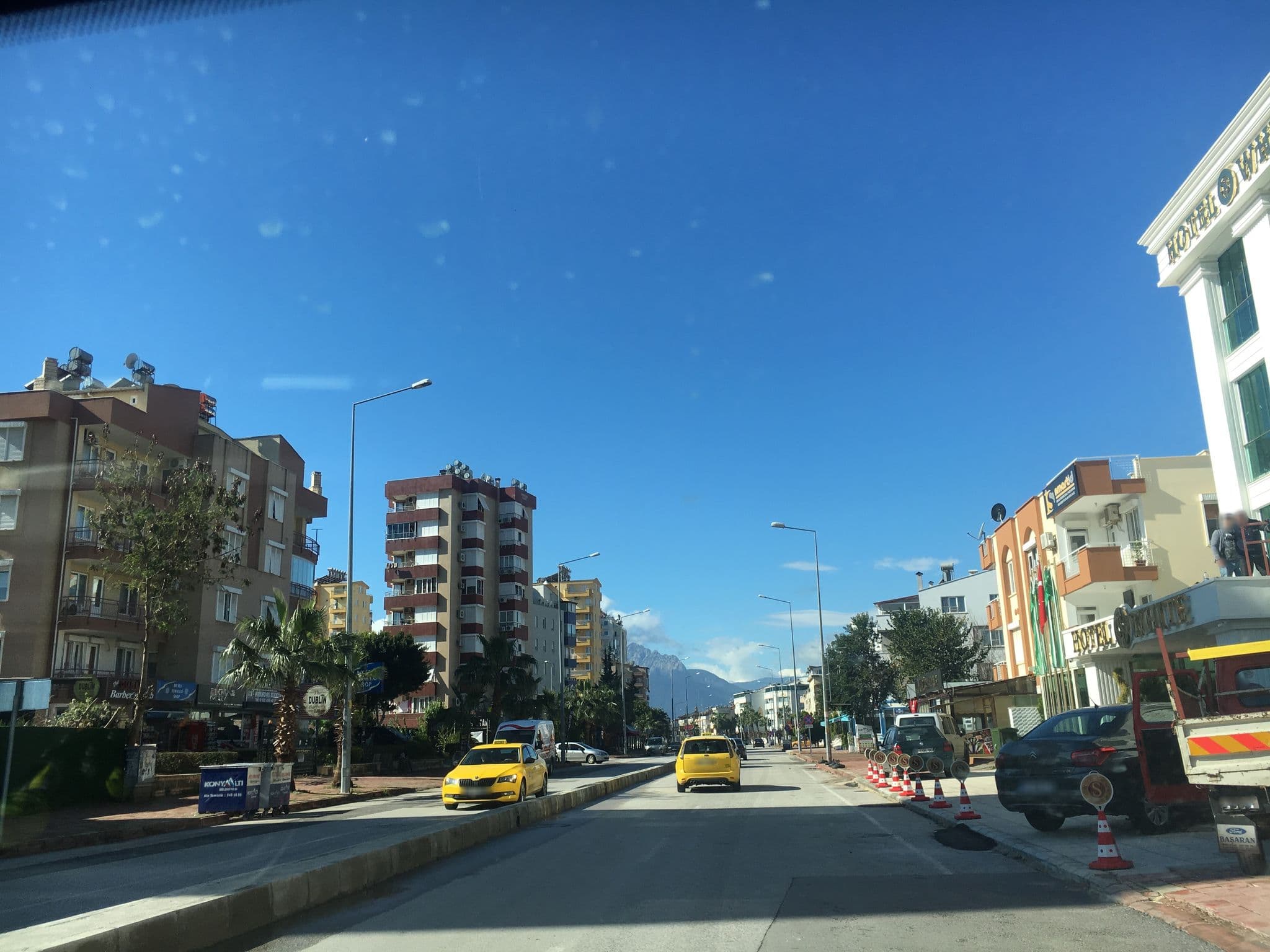 Street view near Hotel White, Antalya