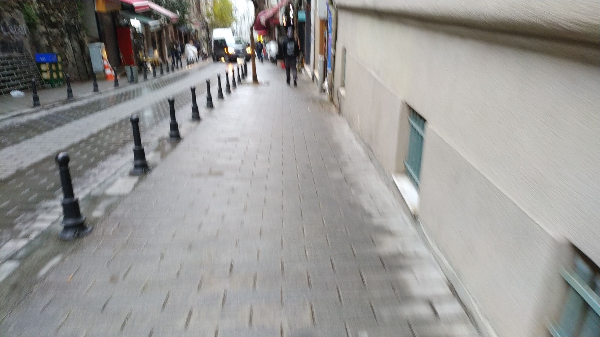Street view near Taksim square hostel, Eminönü — © helgafolk (CC BY-SA · Mapillary)