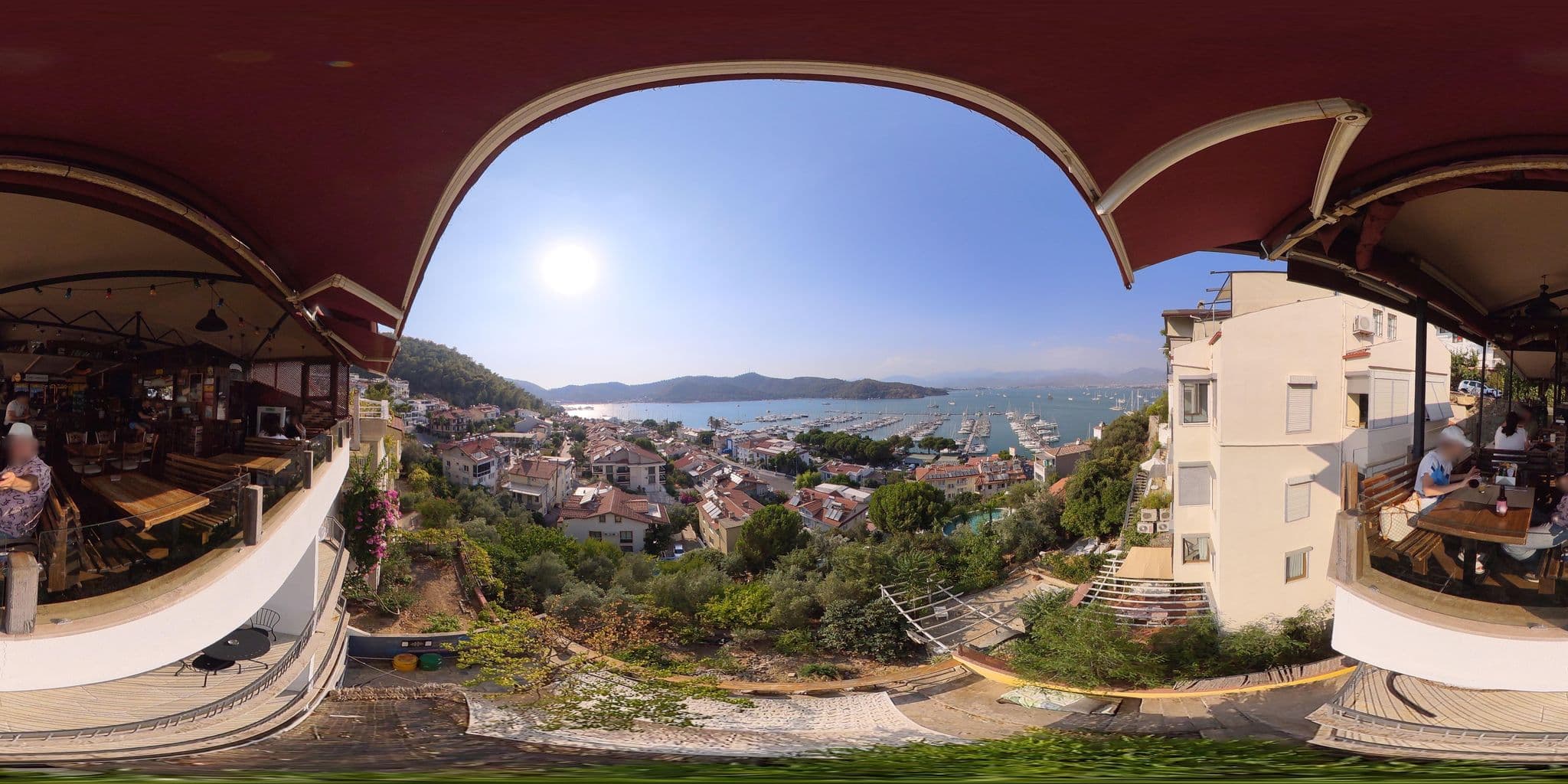 Street view near El Camino Hostel & Pub, Fethiye — © exetis (CC BY-SA · Mapillary)
