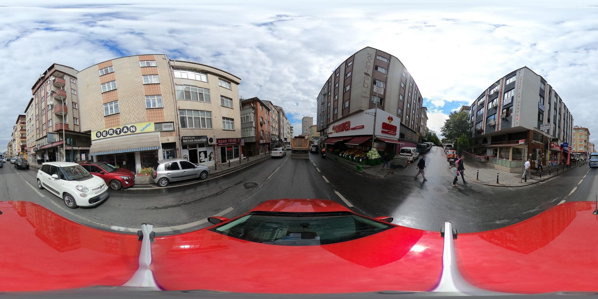 Street view near Çakmak Hotel, Umraniye — © ademturkmen (CC BY-SA · Mapillary)
