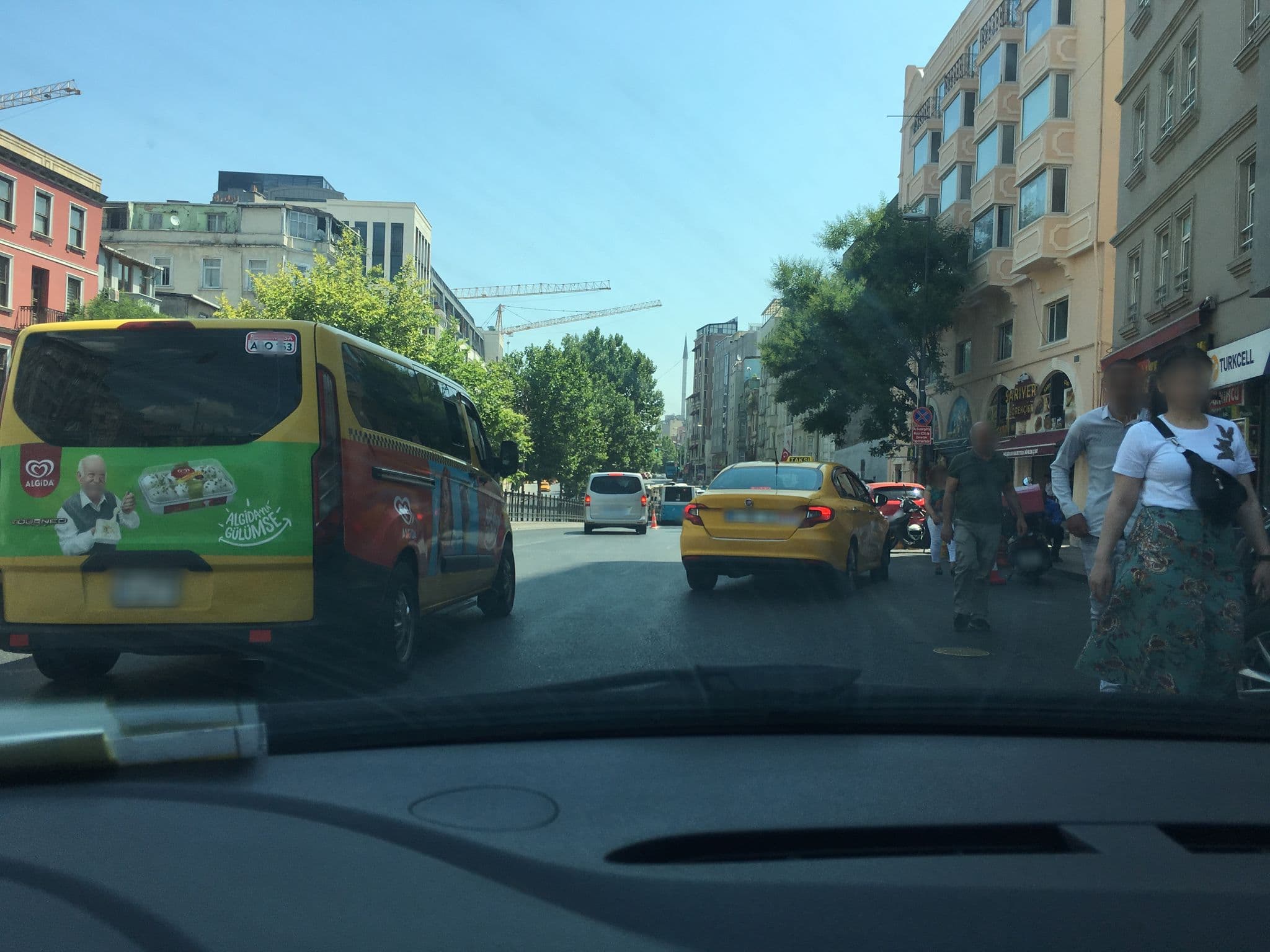 Street view near Element Pera Residence, Eminönü