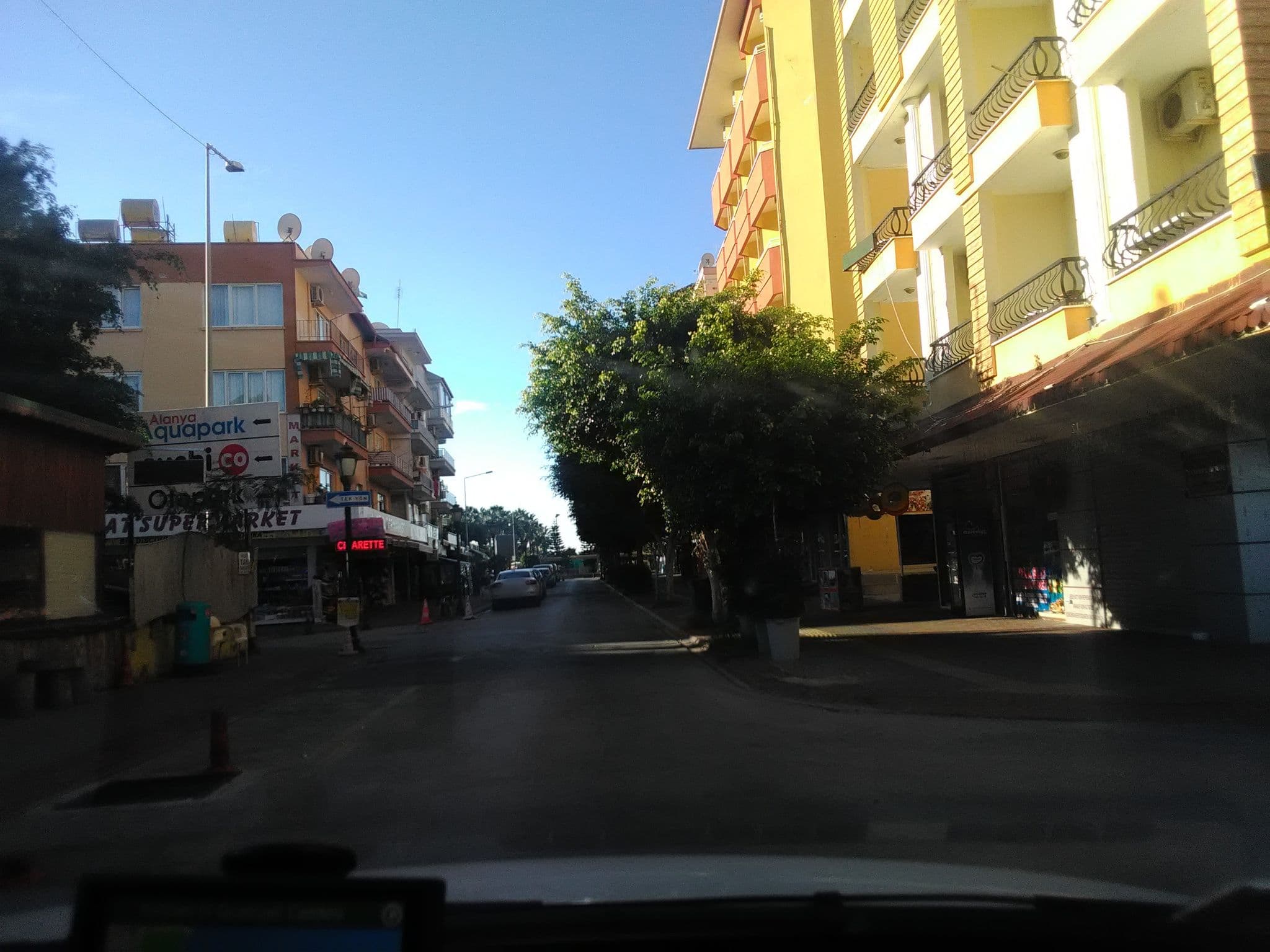 Street view near Aslan City Hotel, Alanya — © andershl (CC BY-SA · Mapillary)