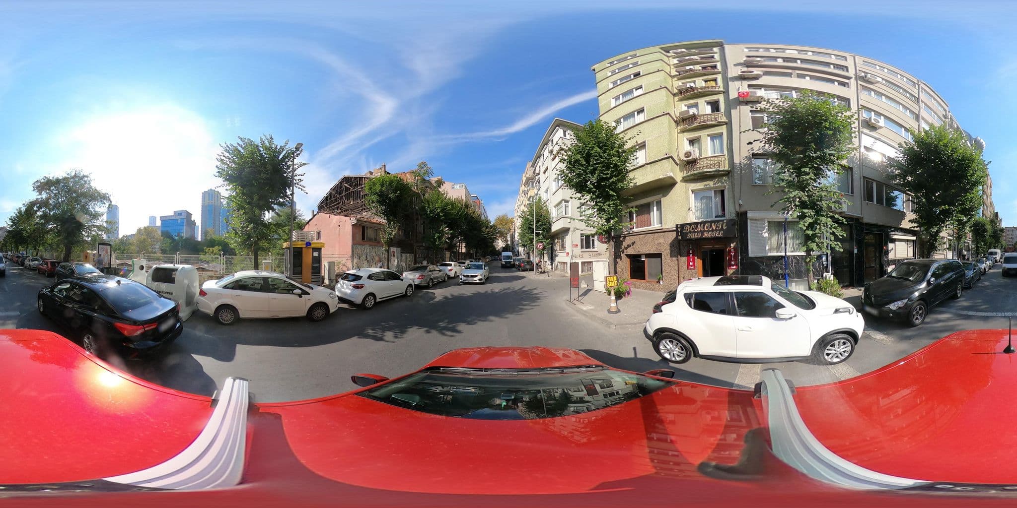 Street view near Hotel Bomonti, Şişli