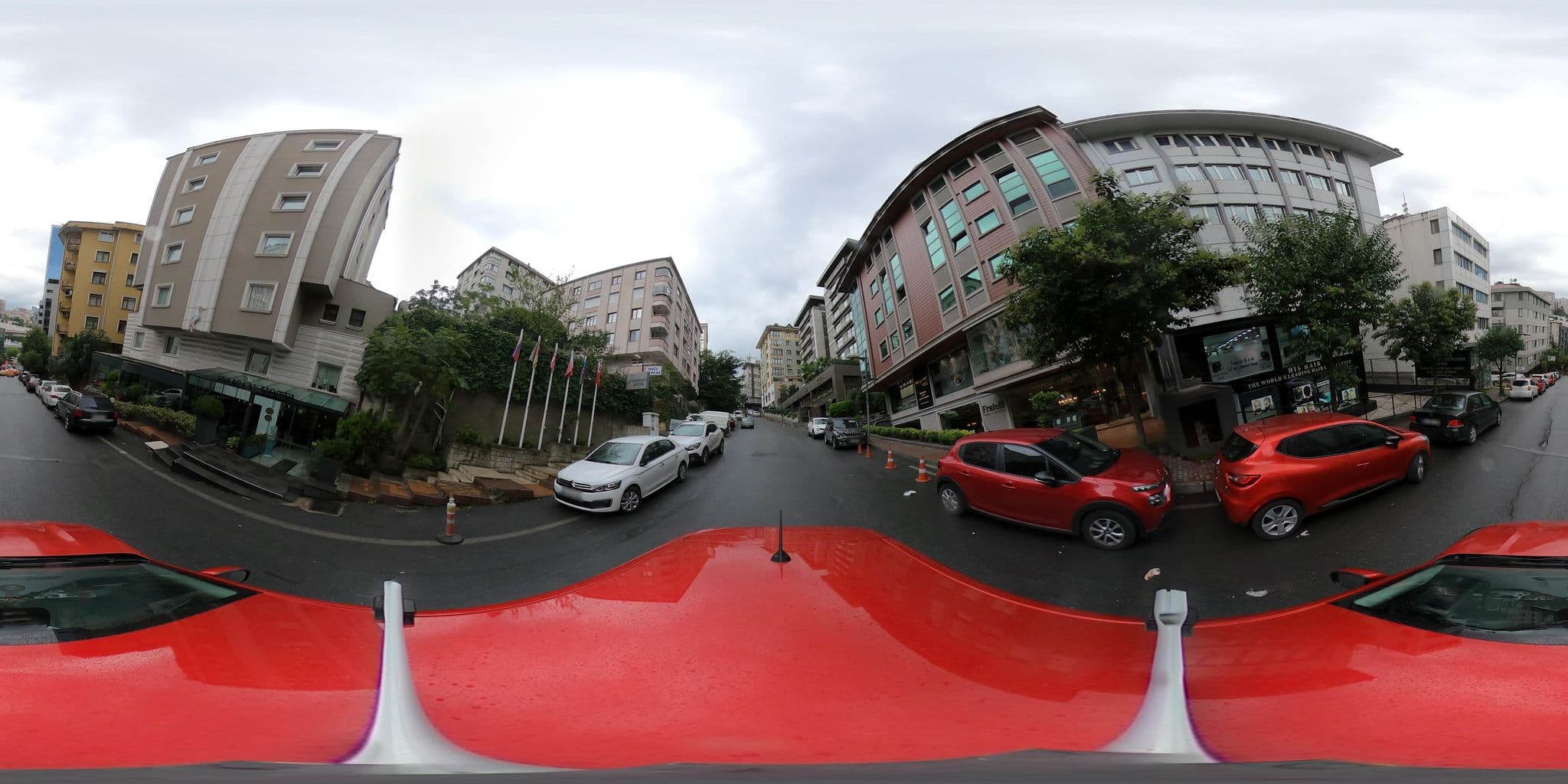 Street view near Semsan Hotel, Şişli