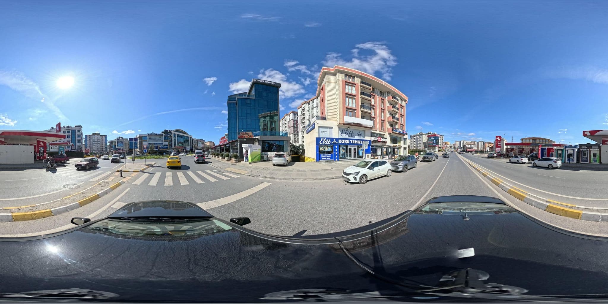 Street view near Skyport İstanbul Hotel, Kurna — © burakonder (CC BY-SA · Mapillary)