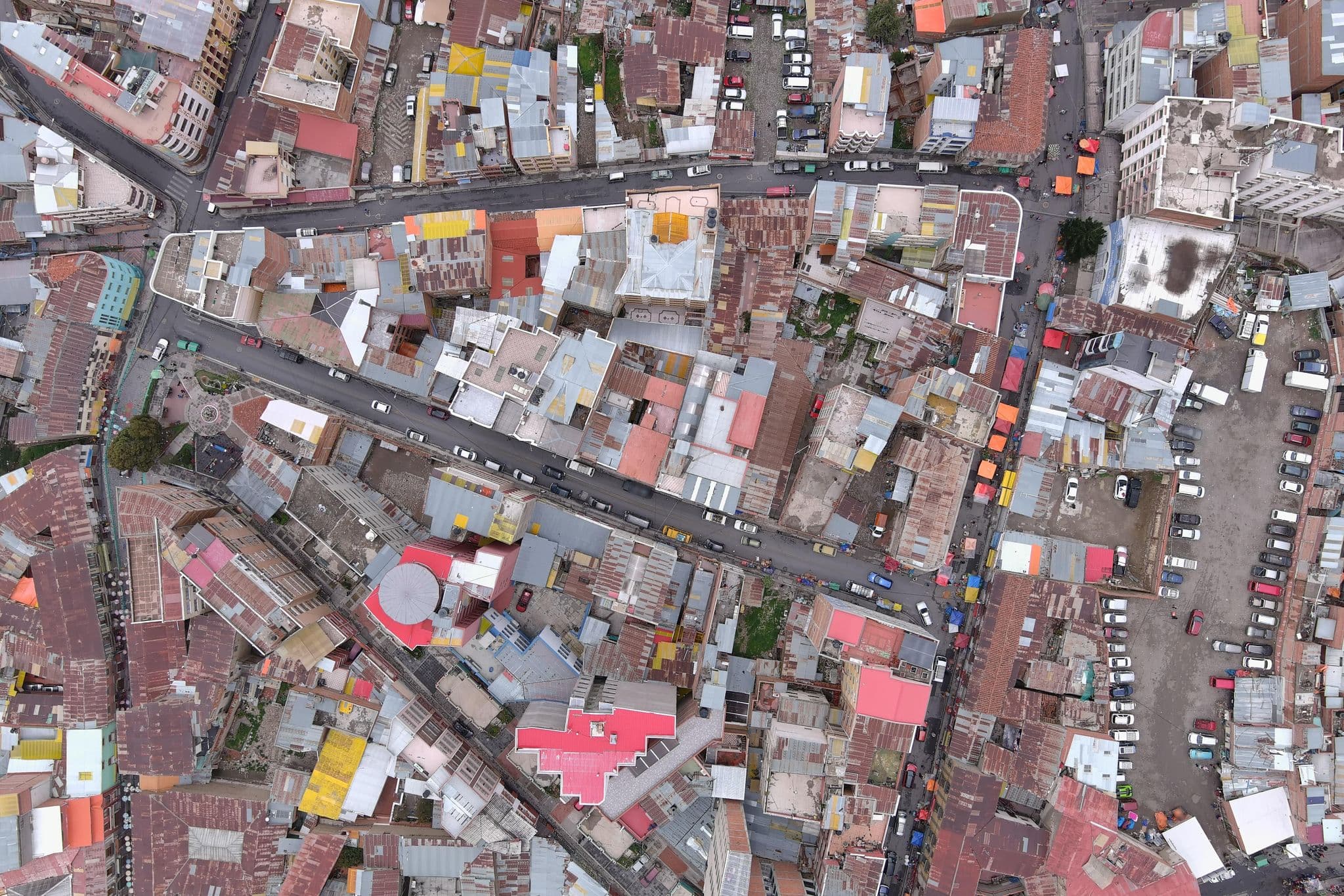 Street view near Hostal Iguazu, La Paz