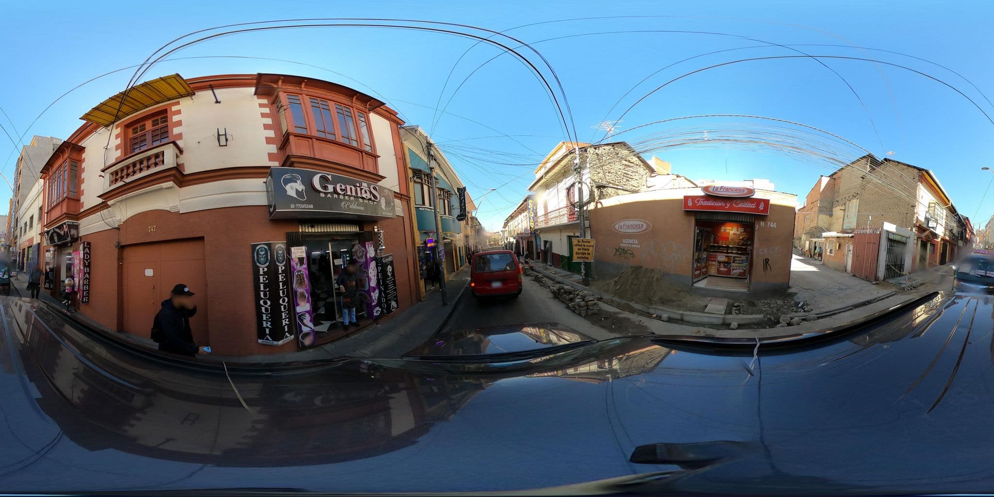 Street view near Hostal Sleep, La Paz