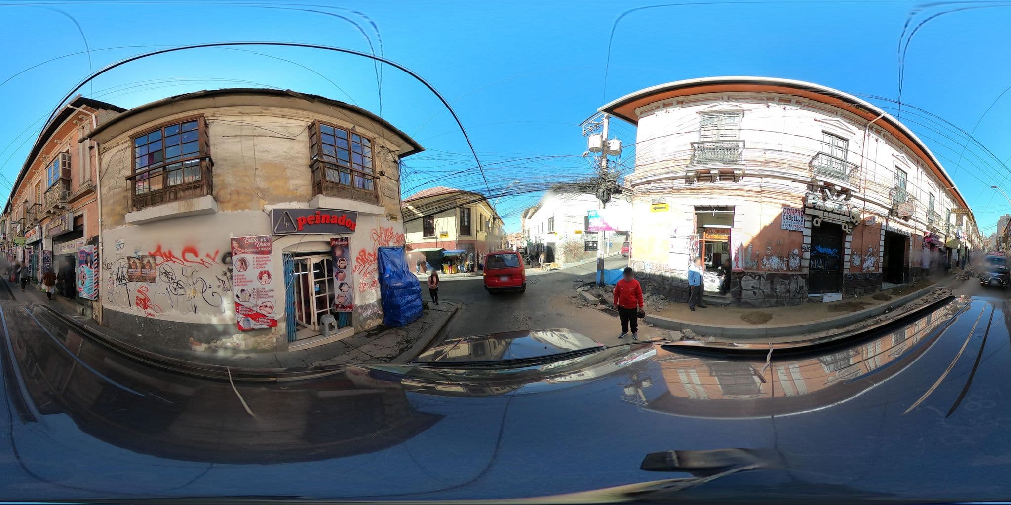 Street view near Blanquita, La Paz
