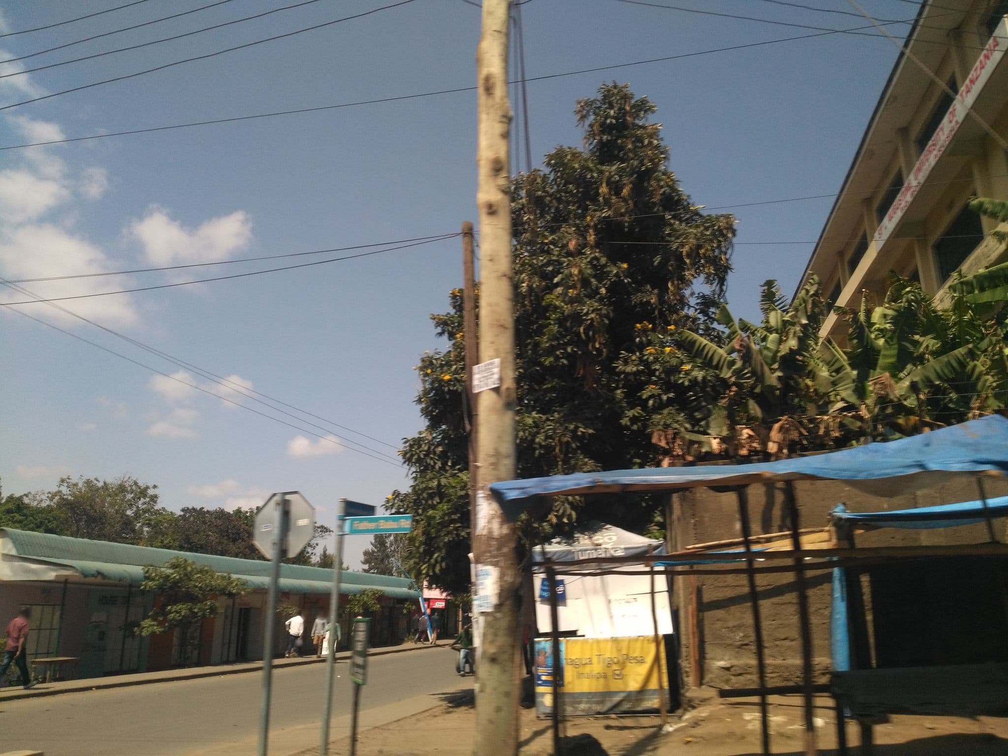 Street view near Green Park, Arusha