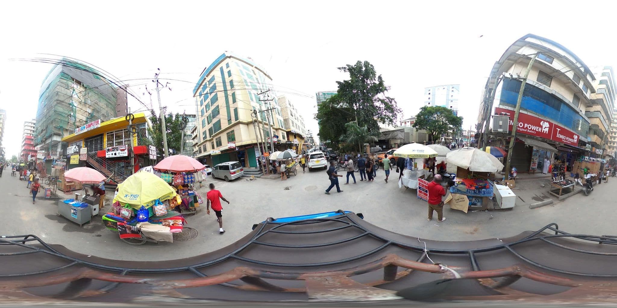 Street view near Eben View Hotel, Dar es Salaam