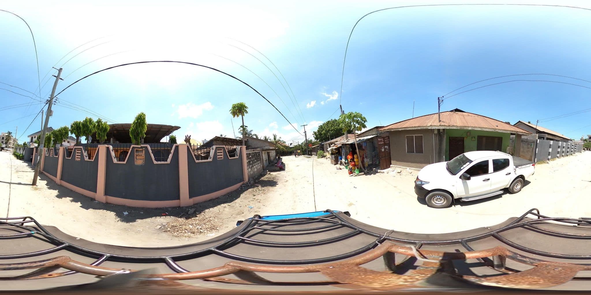 Street view near Kizo Kilai Guest House, Magomeni — © OMDTZ1 (CC BY-SA · Mapillary)