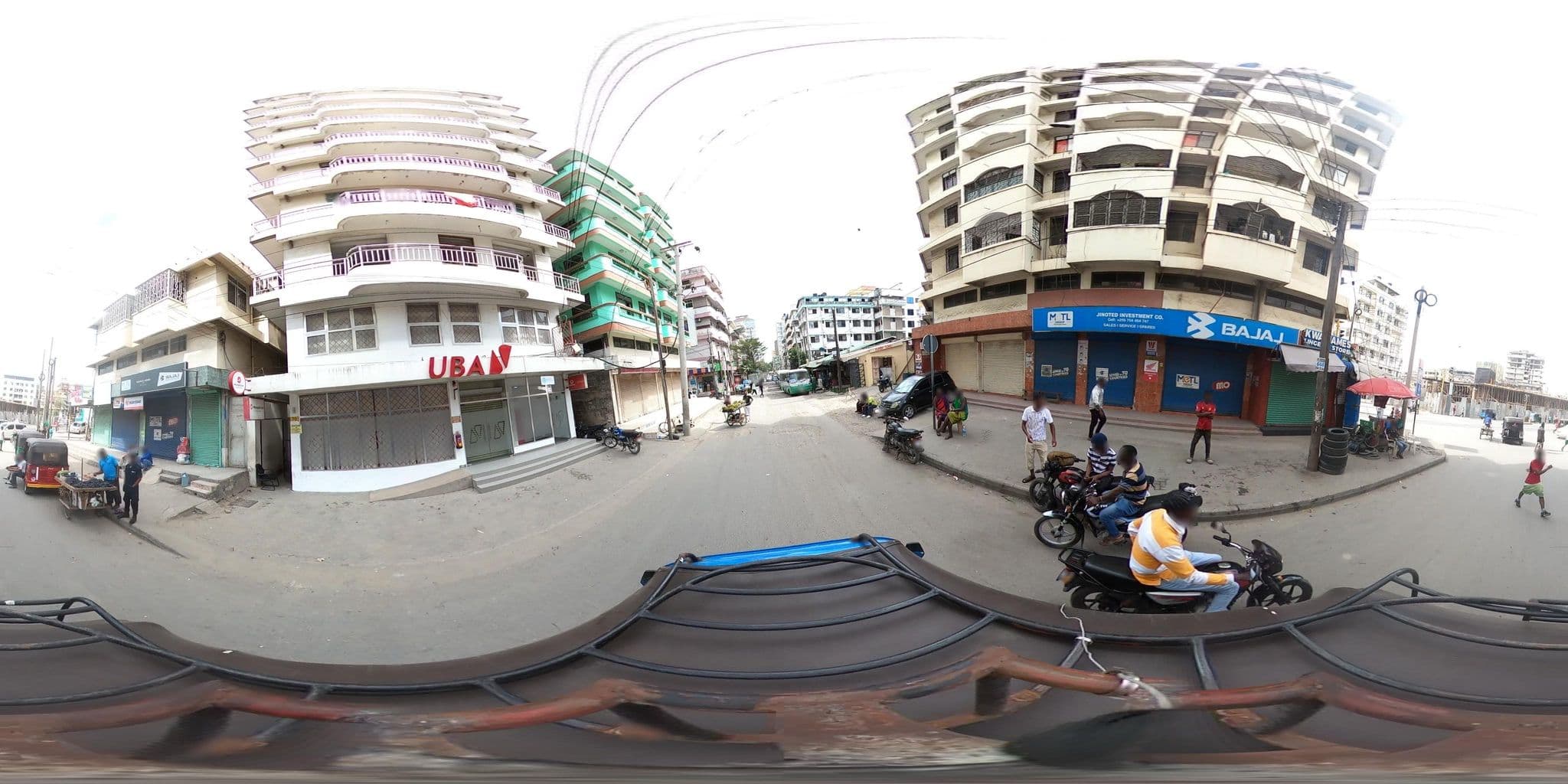 Street view near Dar Peacy Hotel, Dar es Salaam